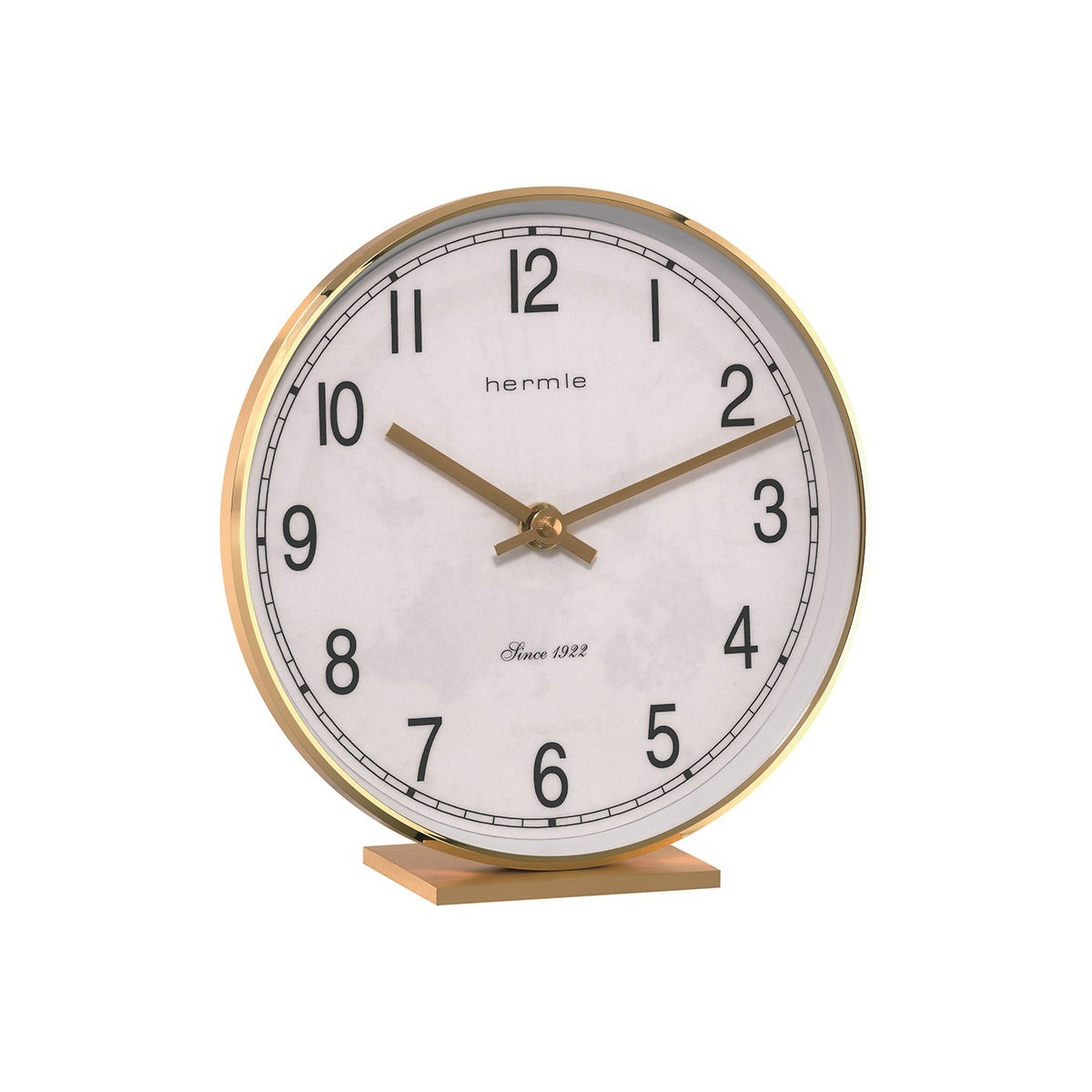 Hermle FREMONT Chic and trendy, the Fremont features a large white dial. Brass