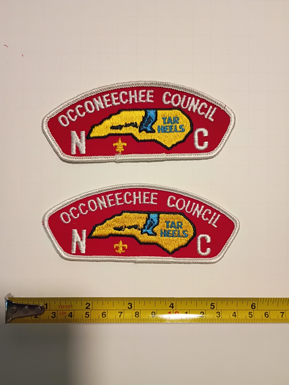 OCCONEECHEE COUNCIL Boy Scout Council Patch CSP Lot of 2 OCCONEECHEE COUNCIL Boy Scout Council Patch CSP Lot of 2