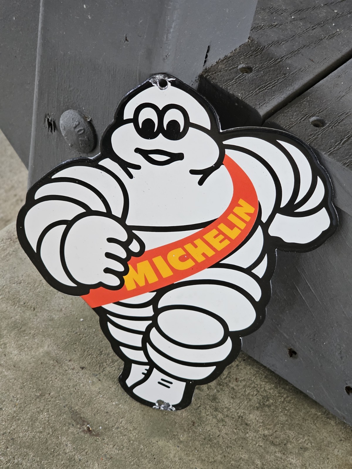 VINTAGE MICHELIN MAN TIRES PORCELAIN ADVERTISING DOOR SIGN WHEELS TIRE 9\ VINTAGE MICHELIN MAN TIRES PORCELAIN ADVERTISING DOOR SIGN WHEELS TIRE 9\