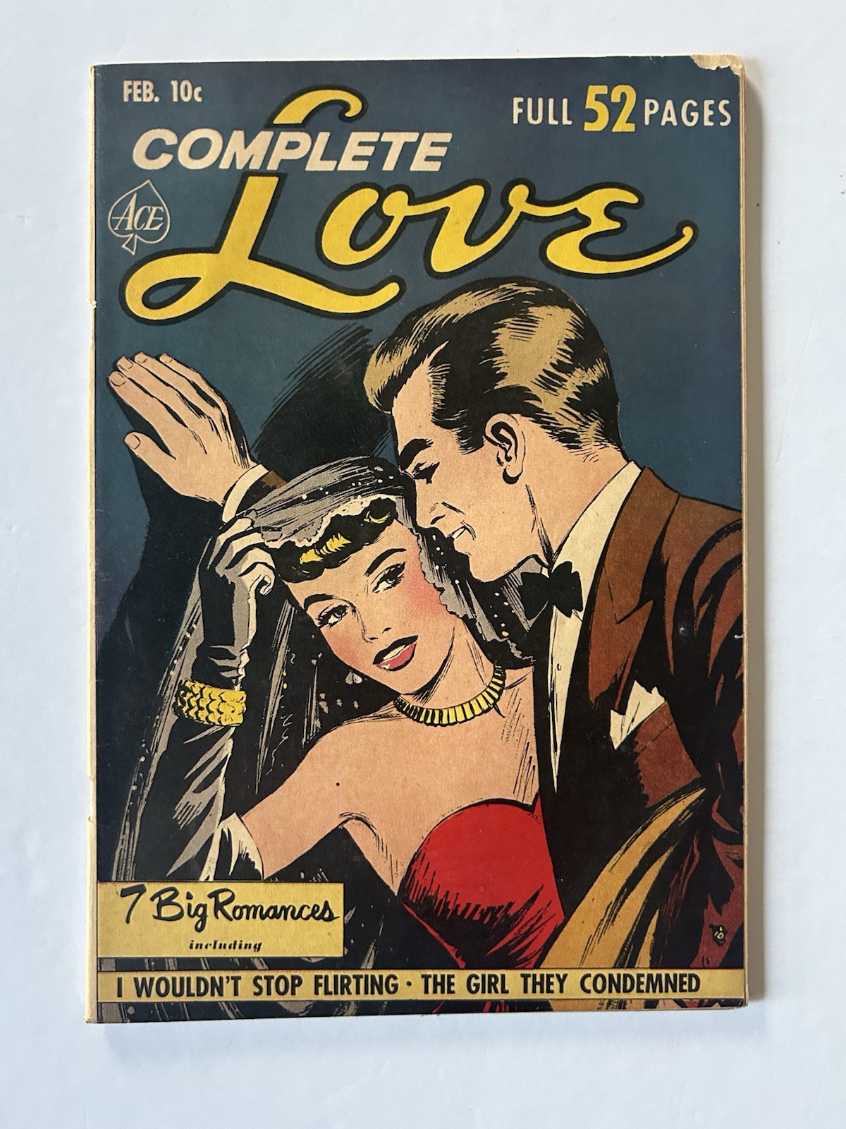 COMPLETE LOVE VOLUME 26 # 6 1952 ACE Alice Kirpatric Cover COMPLETE LOVE VOLUME 26 # 6 1952 ACE Alice Kirpatric Cover