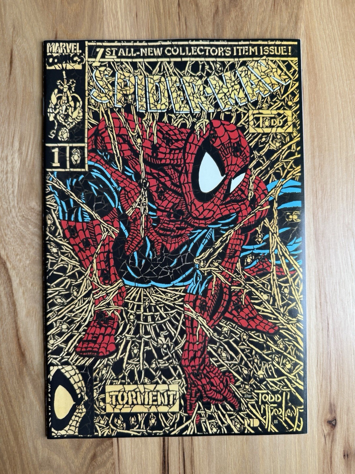 SPIDER-MAN #1 (2020) SHATTERED GOLD FACSIMILE MARVEL MCFARLANE 🔥 SPIDER-MAN #1 (2020) SHATTERED GOLD FACSIMILE MARVEL MCFARLANE 🔥
