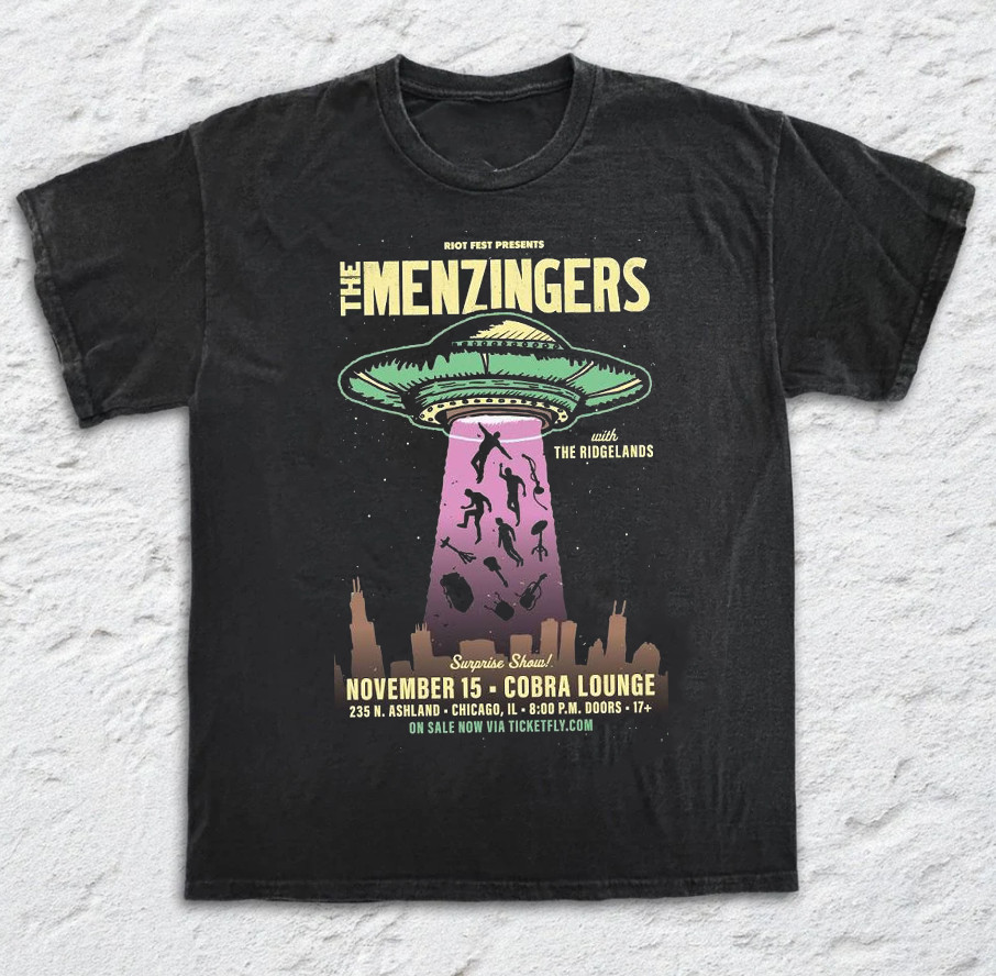 The Menzingers Band Gift Fan t-shirt Black men women full size 1HP0495 The Menzingers Band Gift Fan t-shirt Black men women full size 1HP0495