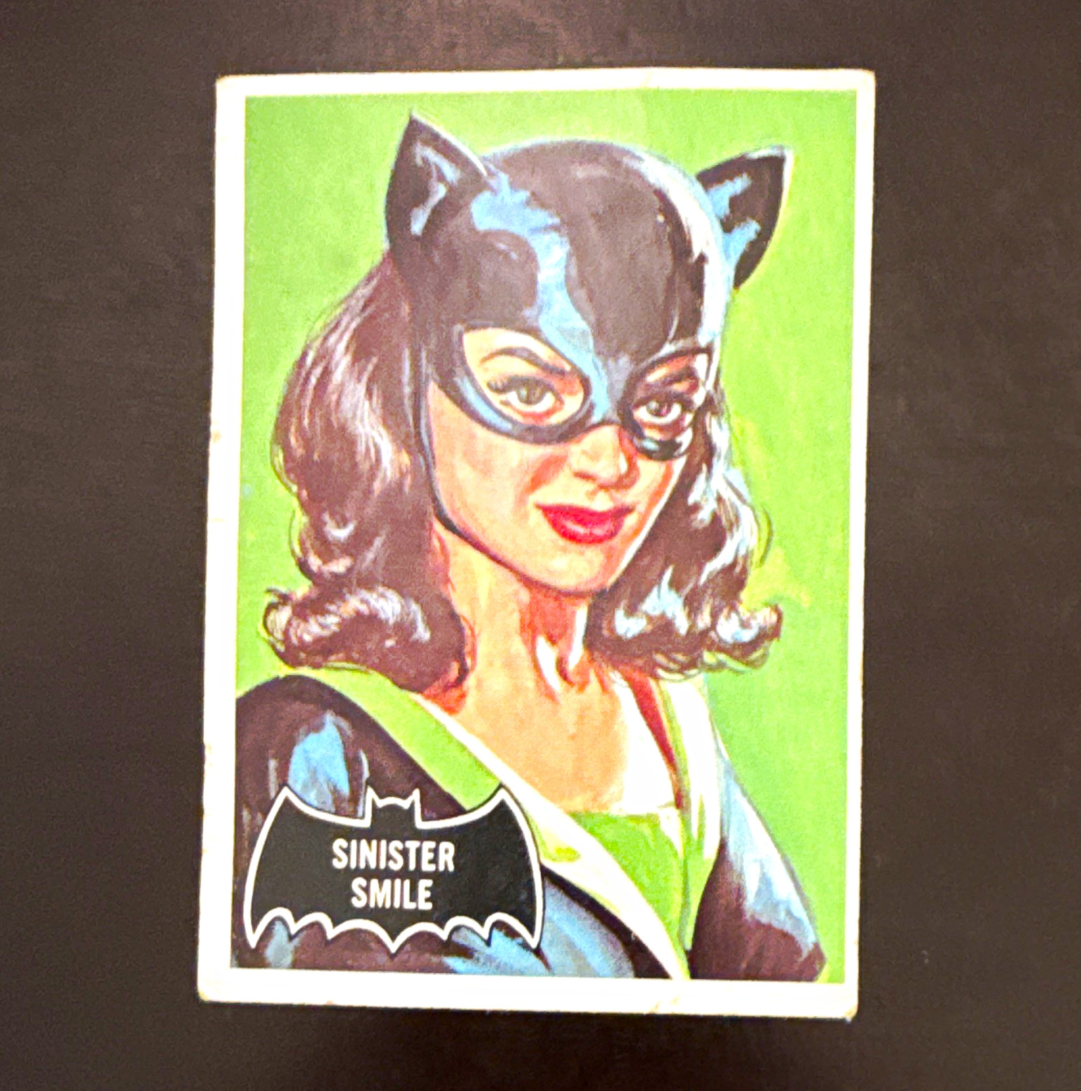 NPP 1966 Batman Base Set #27 Sinister Smile Catwoman Non-Sport Trading Card NPP 1966 Batman Base Set #27 Sinister Smile Catwoman Non-Sport Trading Card