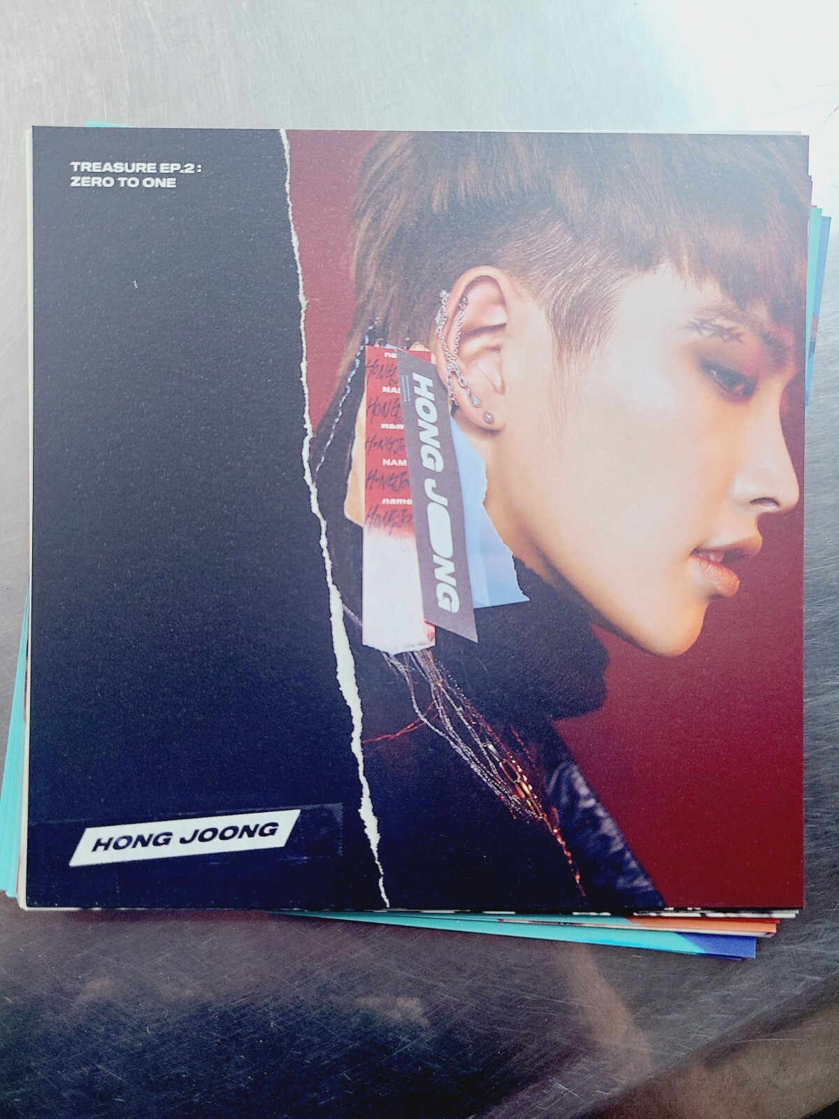 Ateez Hongjoong Official [TREASURE EP.2 : Zero To One] Postcard MD _ Rare
