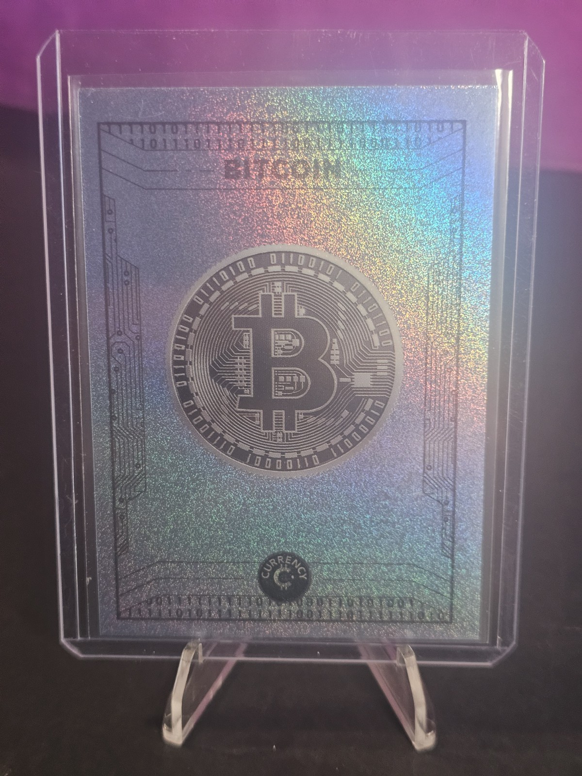 2022 Cardsmiths Currency Series 1 Crystal Sparkle #1a Bitcoin 2022 Cardsmiths Currency Series 1 Crystal Sparkle #1a Bitcoin