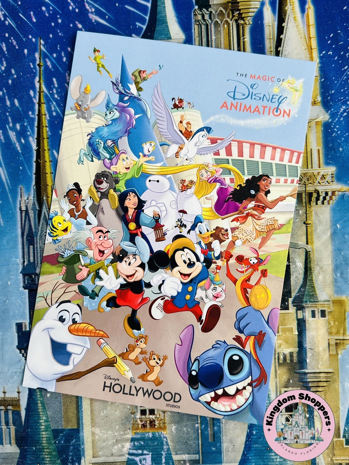 2026 Disney Parks Hollywood Studios The Magic Of Animation 4x6” Postcard 2026 Disney Parks Hollywood Studios The Magic Of Animation 4x6” Postcard