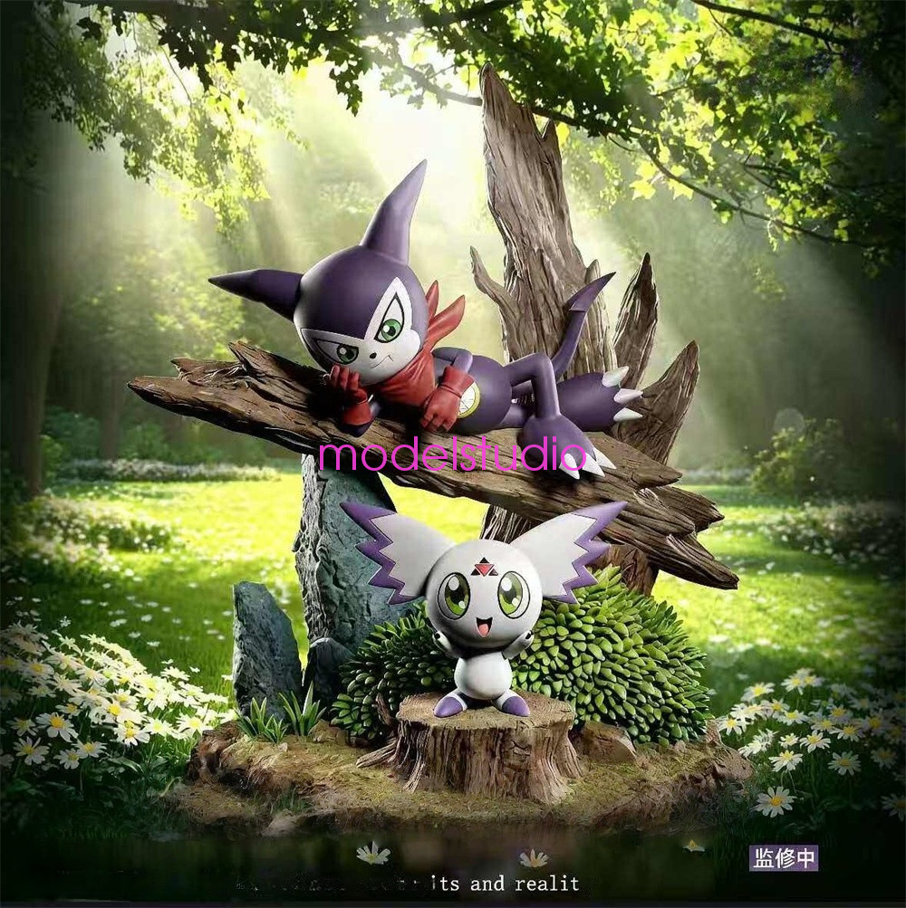 Slash Studio Digimon Impmon Model Pre-order Culumon Statue Painted New Anime