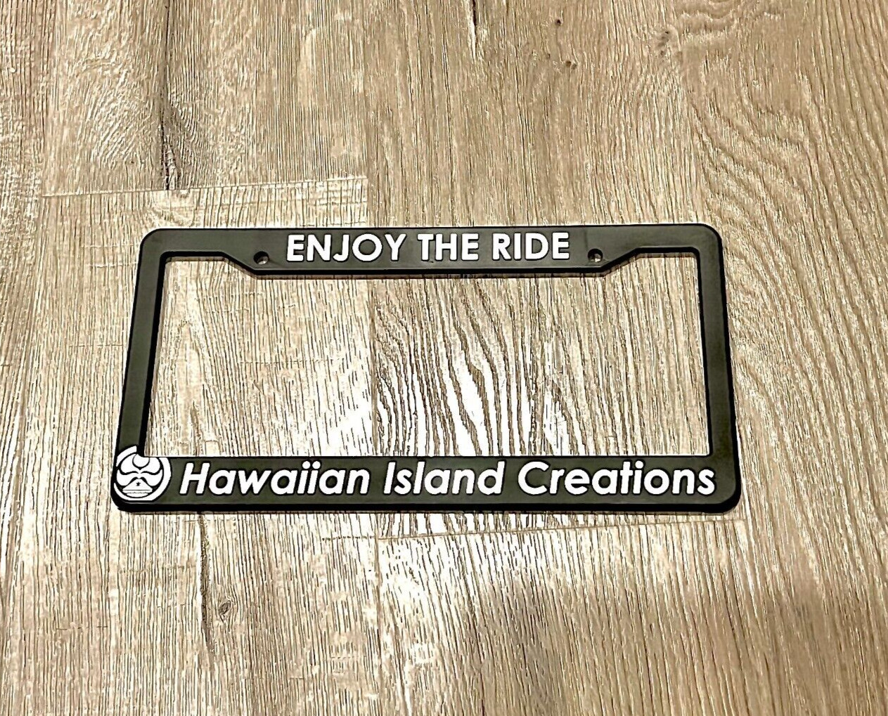 Hawaiian Island Creations HIC Enjoy The Ride License Plate Frame Brand New Hawaiian Island Creations HIC Enjoy The Ride License Plate Frame Brand New