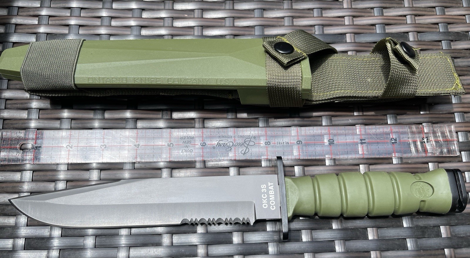 Ontario Knife OKC3S USMC Combat 8\ Ontario Knife OKC3S USMC Combat 8\
