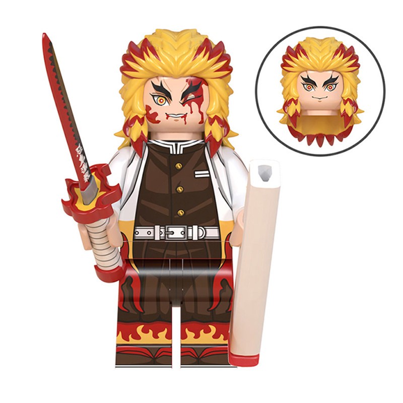 Building Block Toys Assembled Dolls Demon Slayer Cosplay Moppet Anime Collect Building Block Toys Assembled Dolls Demon Slayer Cosplay Moppet Anime Collect