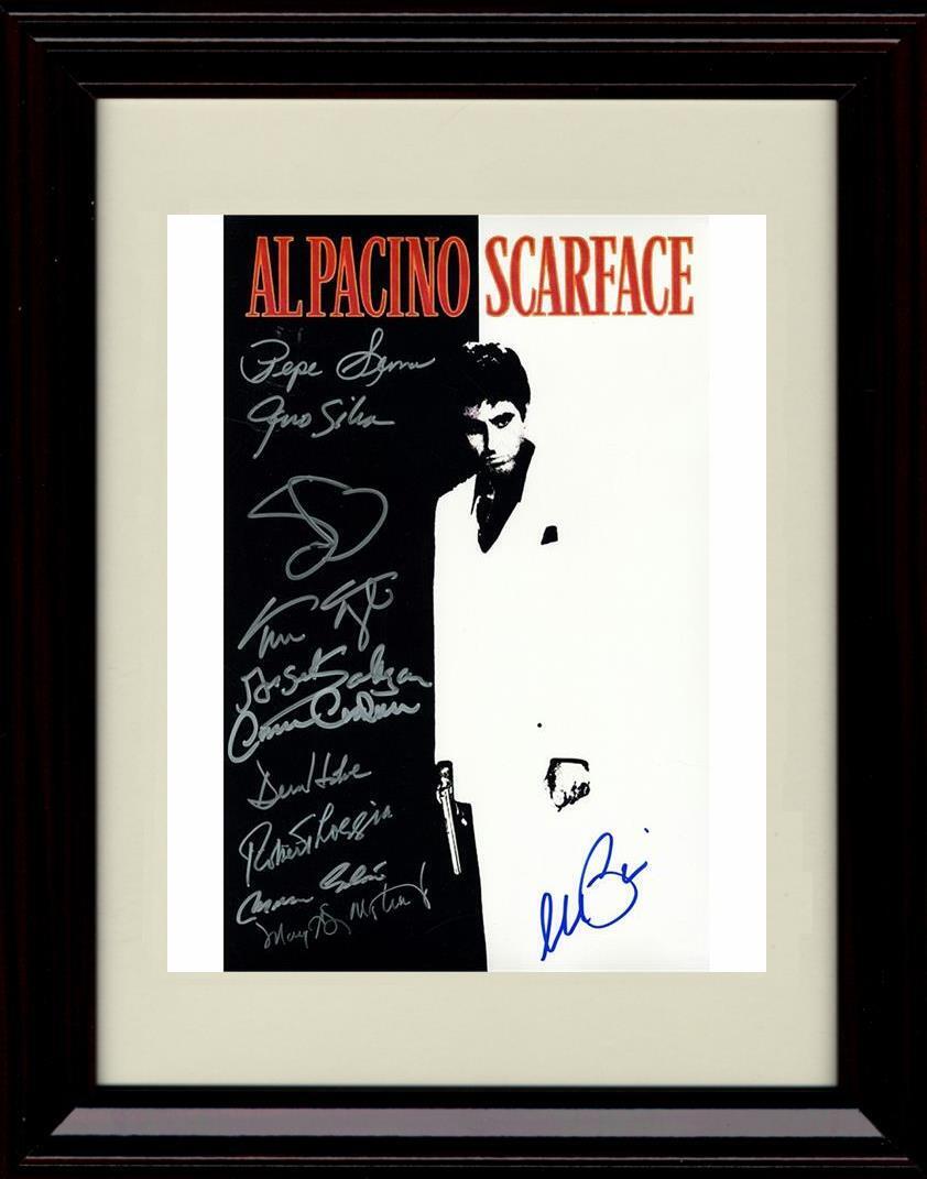 16x20 Framed Scarface Autograph Promo Print - Al Pacino
