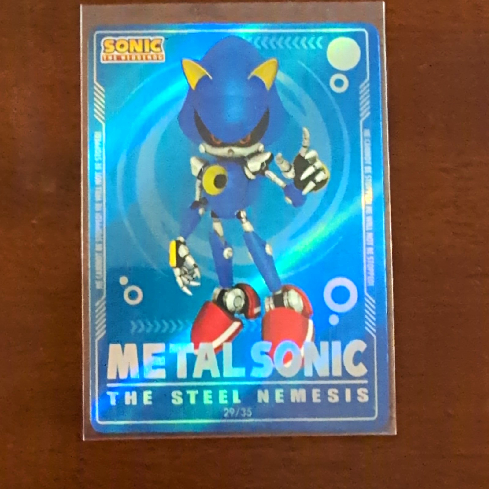 Wendy's Sonic the Hedgehog 35th Anniversary Metal Sonic Card 29/35