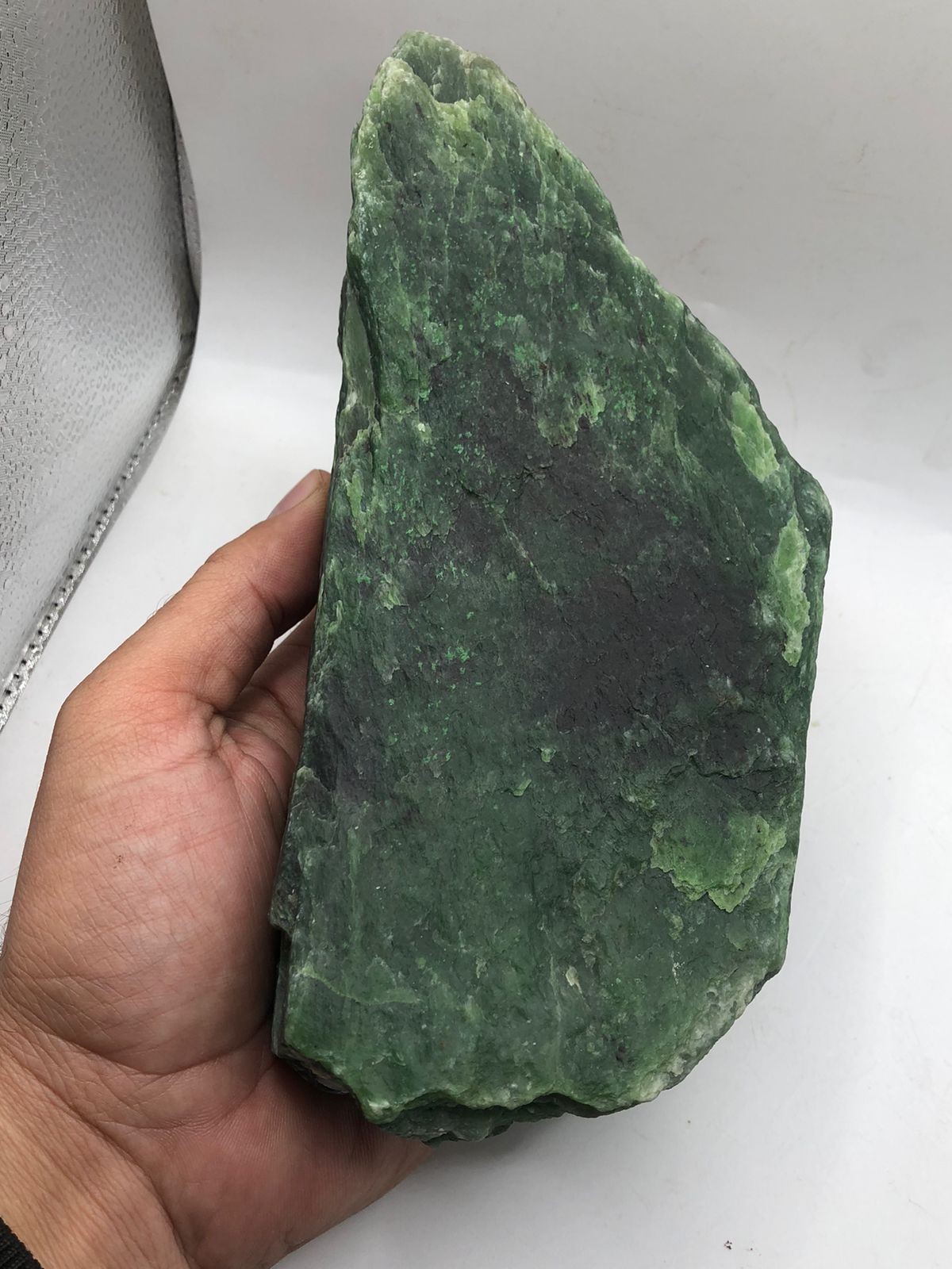 Amazing Impressive 1730g Rare Nephrite Jade  Untouched Raw Beauty From Pakistan 