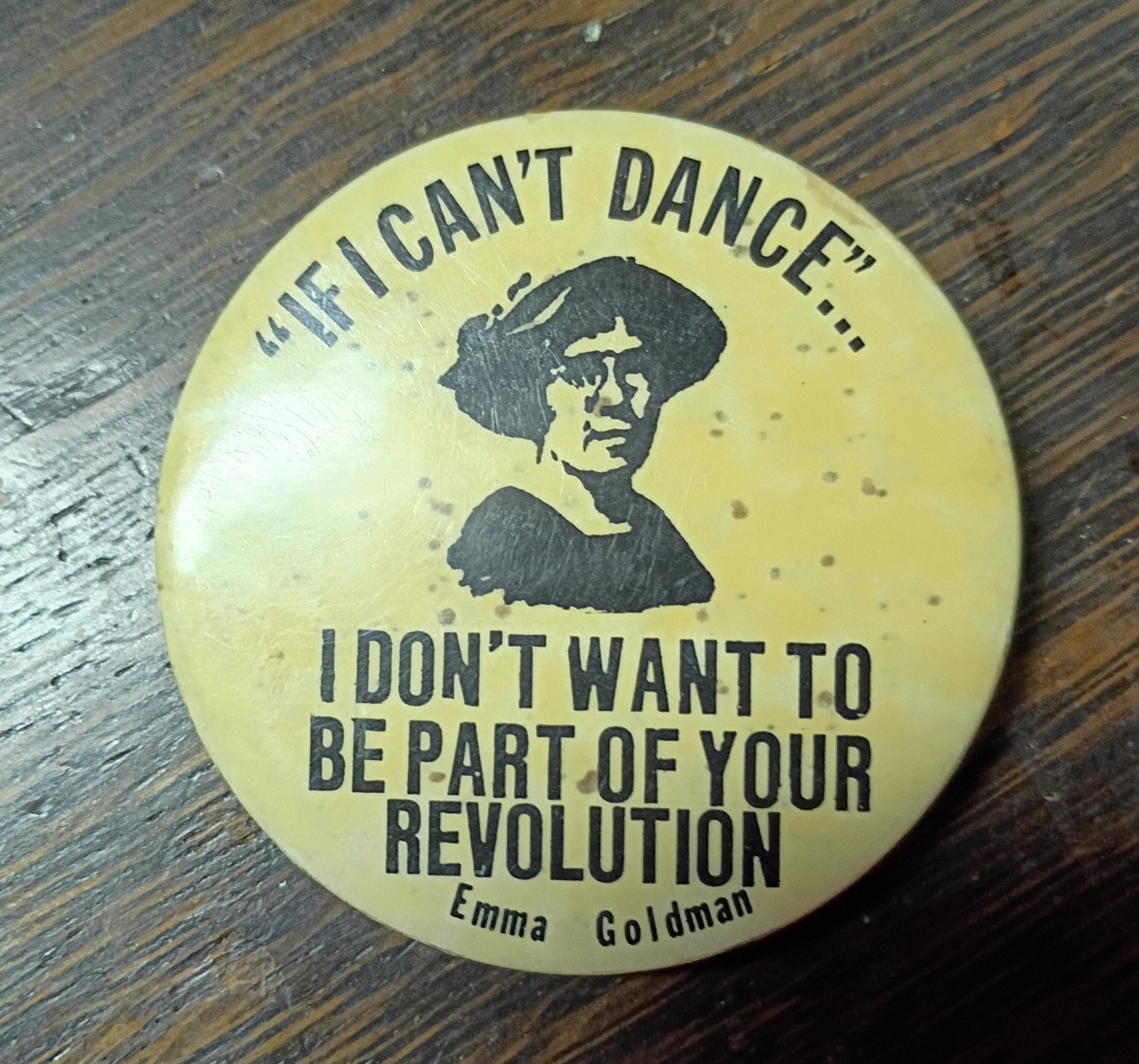 Vintage Emma Goldman Anarchist Femminist WOMENS EQUAL RIGHTS Protest Cause Pin Vintage Emma Goldman Anarchist Femminist WOMENS EQUAL RIGHTS Protest Cause Pin