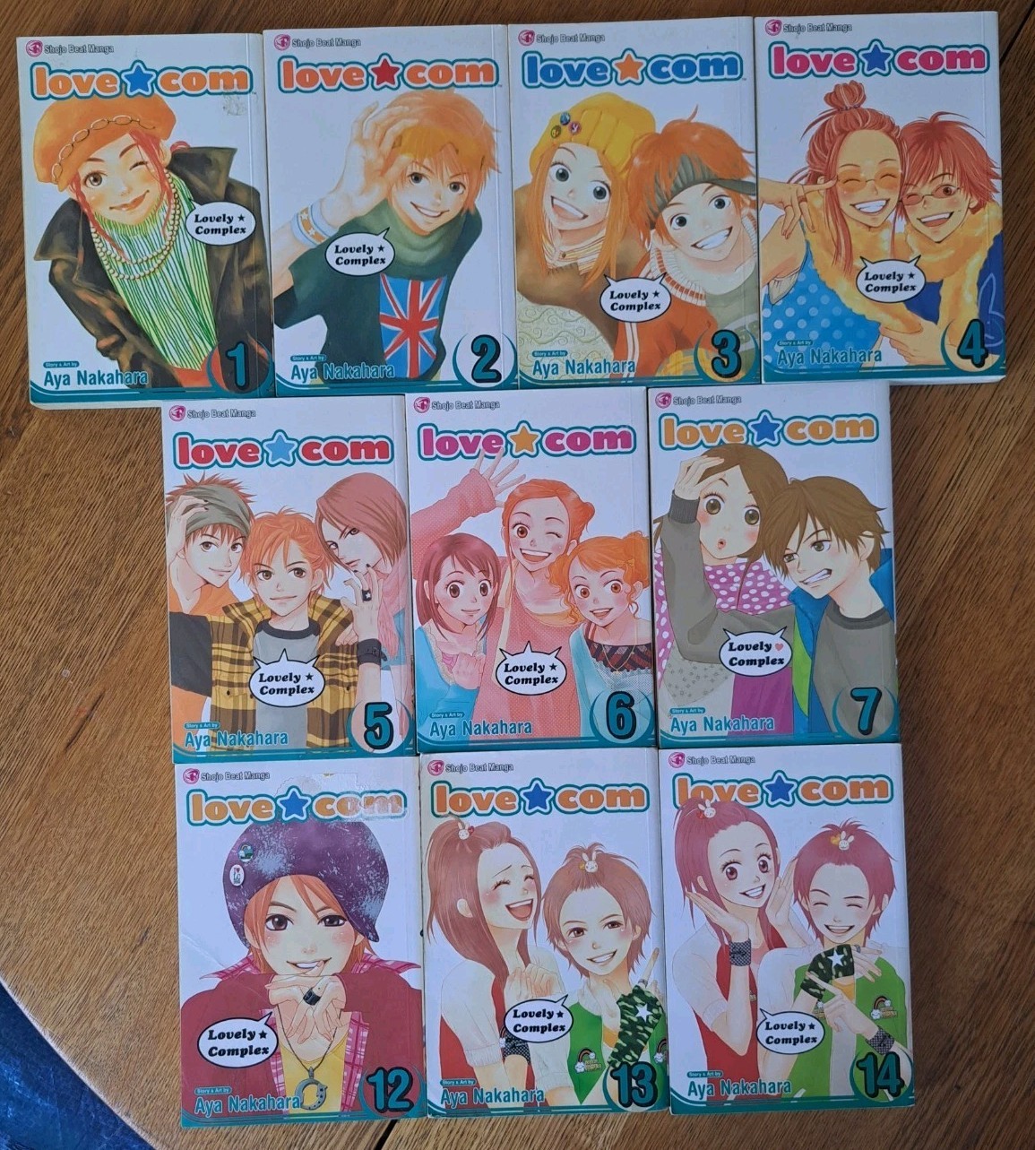 Love Com Lovely Complex Manga Vol 1-7, 12-14 English Set Aya Nakahara OOP Viz
