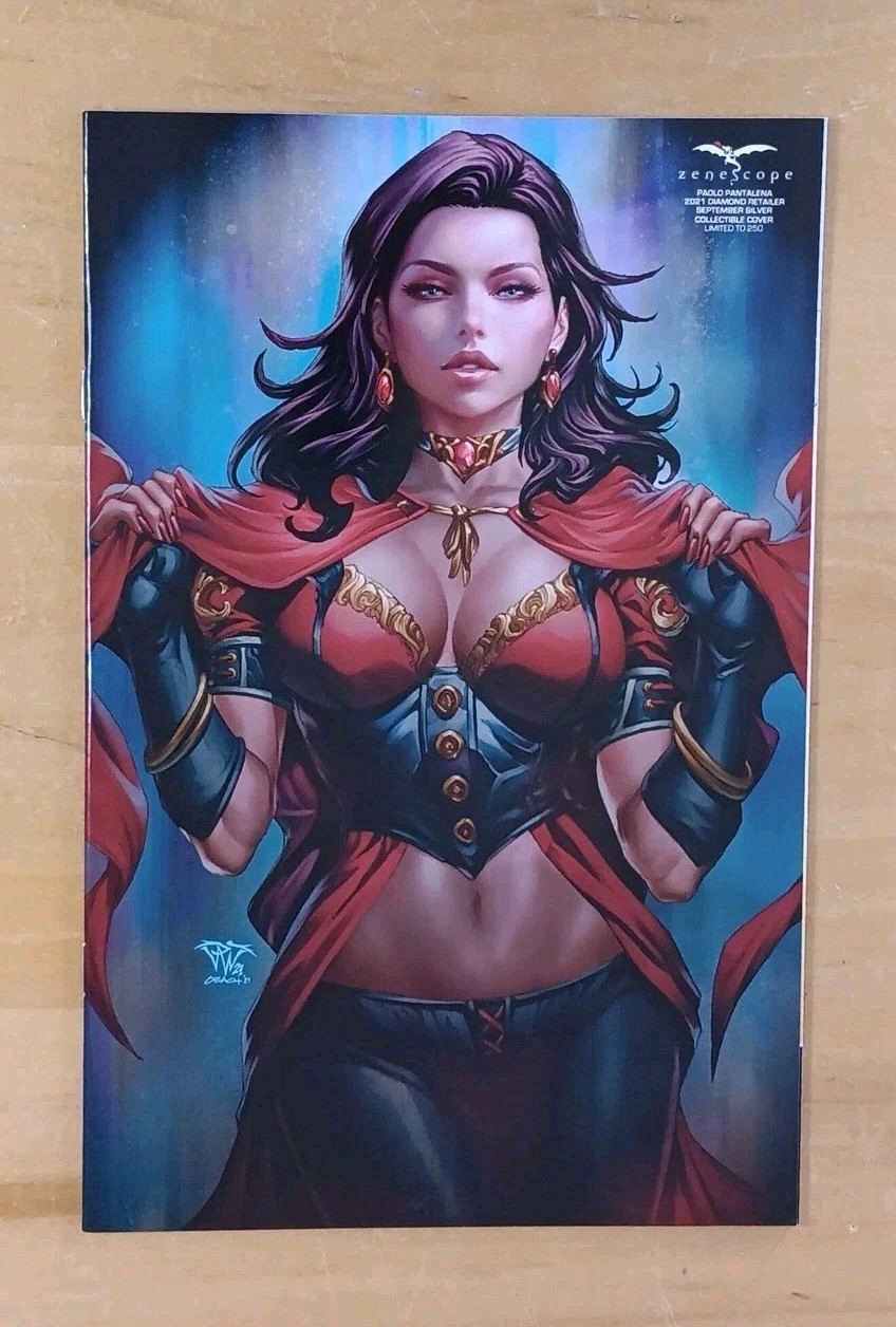 Diamond Retailer 2021 Sep. Silver LE250 Paolo Pantalena GFTV251L Zenescope Comic