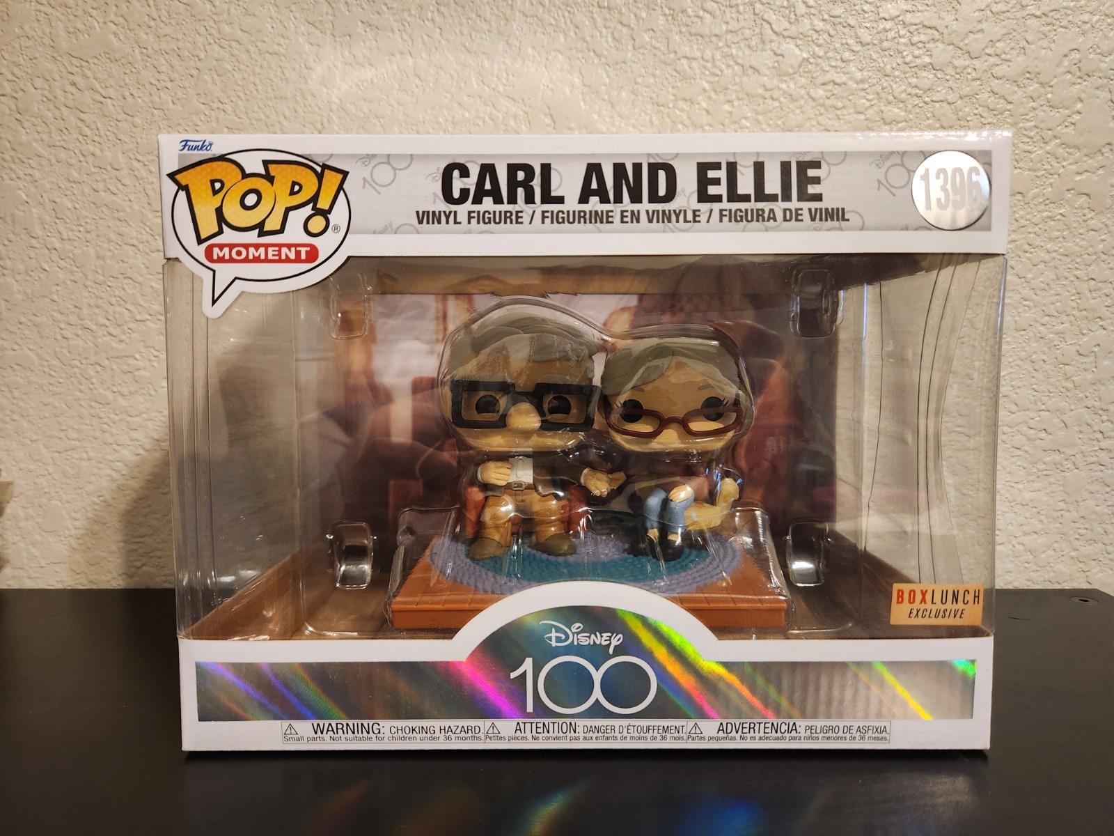 Funko Pop Moments: Pixar RARE Older Carl and Ellie Box Lunch Exclusive #1396 Funko Pop Moments: Pixar RARE Older Carl and Ellie Box Lunch Exclusive #1396