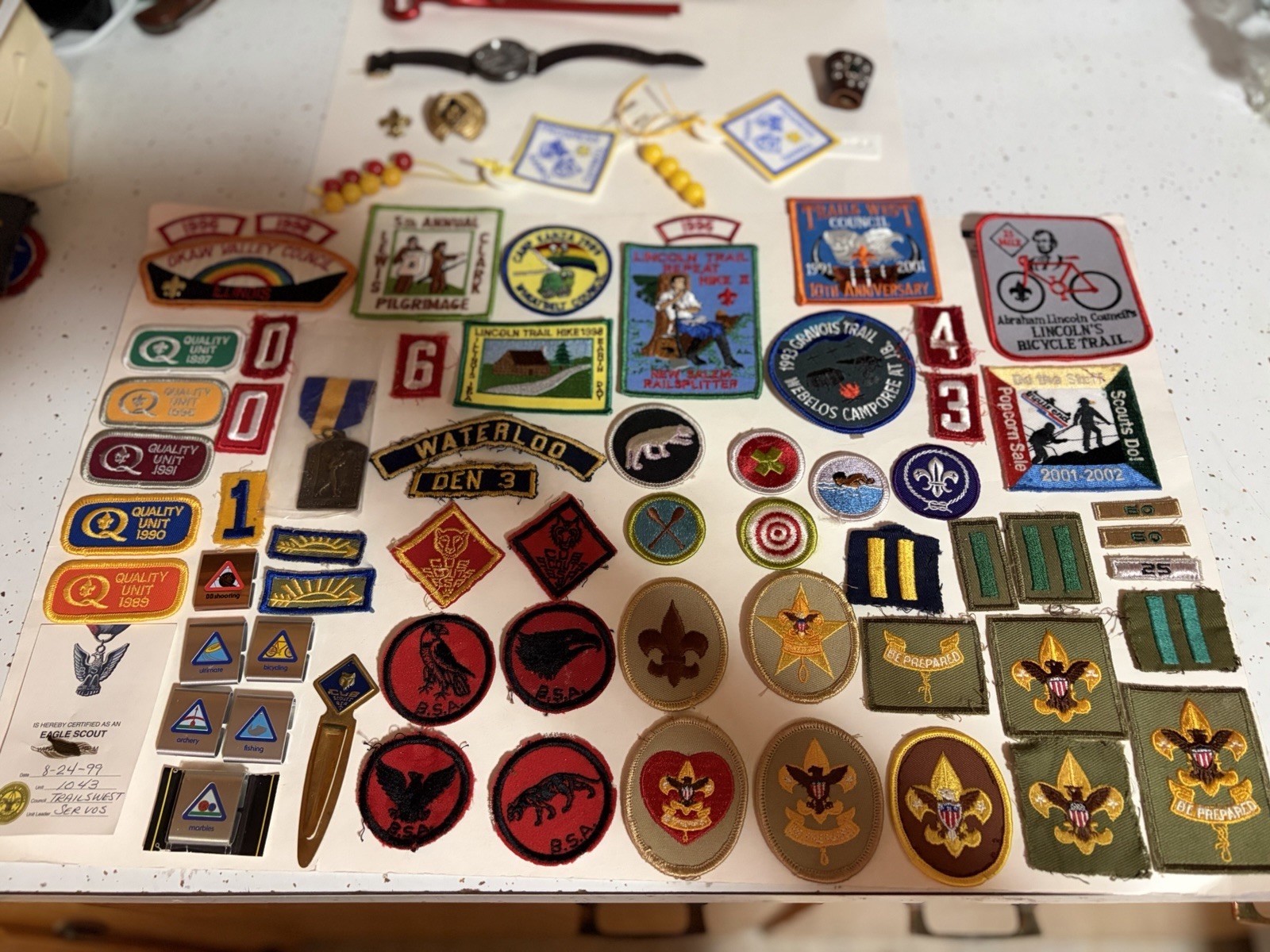 HUGE LOT 50’s and later SCOUT PATCHES PINS Medals BSA and more Rare 73 Items HUGE LOT 50’s and later SCOUT PATCHES PINS Medals BSA and more Rare 73 Items