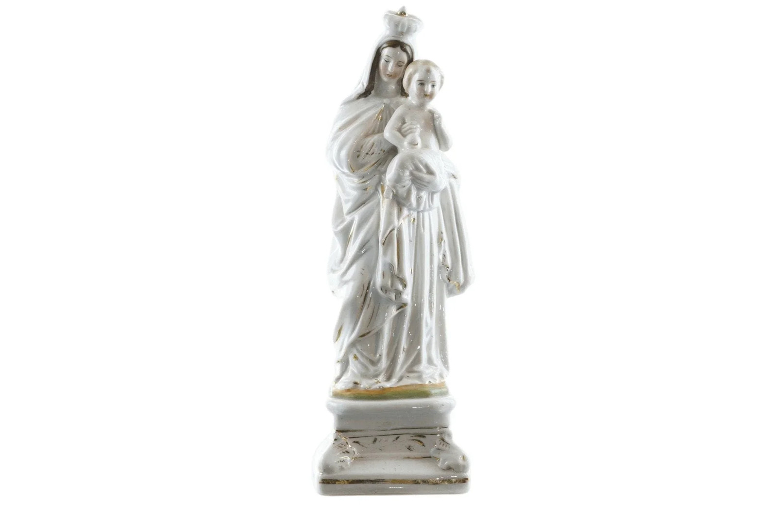 c1840 Old Paris Porcelain Madonna and Child figure c1840 Old Paris Porcelain Madonna and Child figure