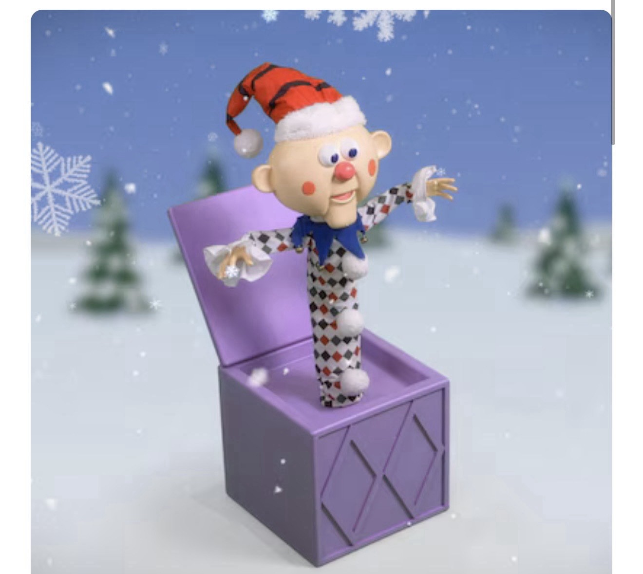 3 FT ANIMATED CHARLIE IN A BOX FROM RUDOLPH THE RED NOSED REINDEER OUTDOOR DECOR