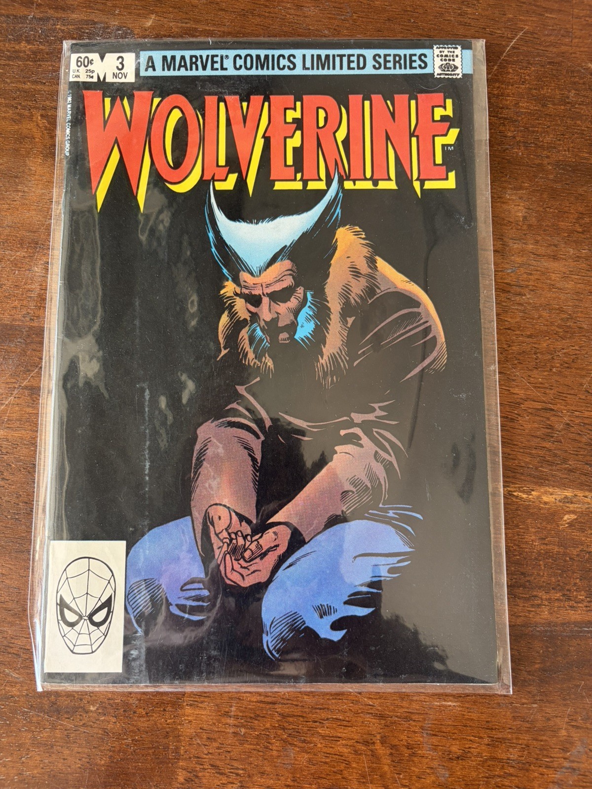Wolverine 3 1982 Newsstand Edition Marvel Limited Series Frank Miller High Grade Wolverine 3 1982 Newsstand Edition Marvel Limited Series Frank Miller High Grade