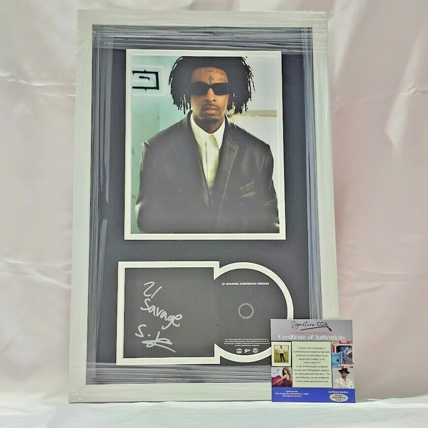 21 Savage signed autographed American Dream CD Certified COA