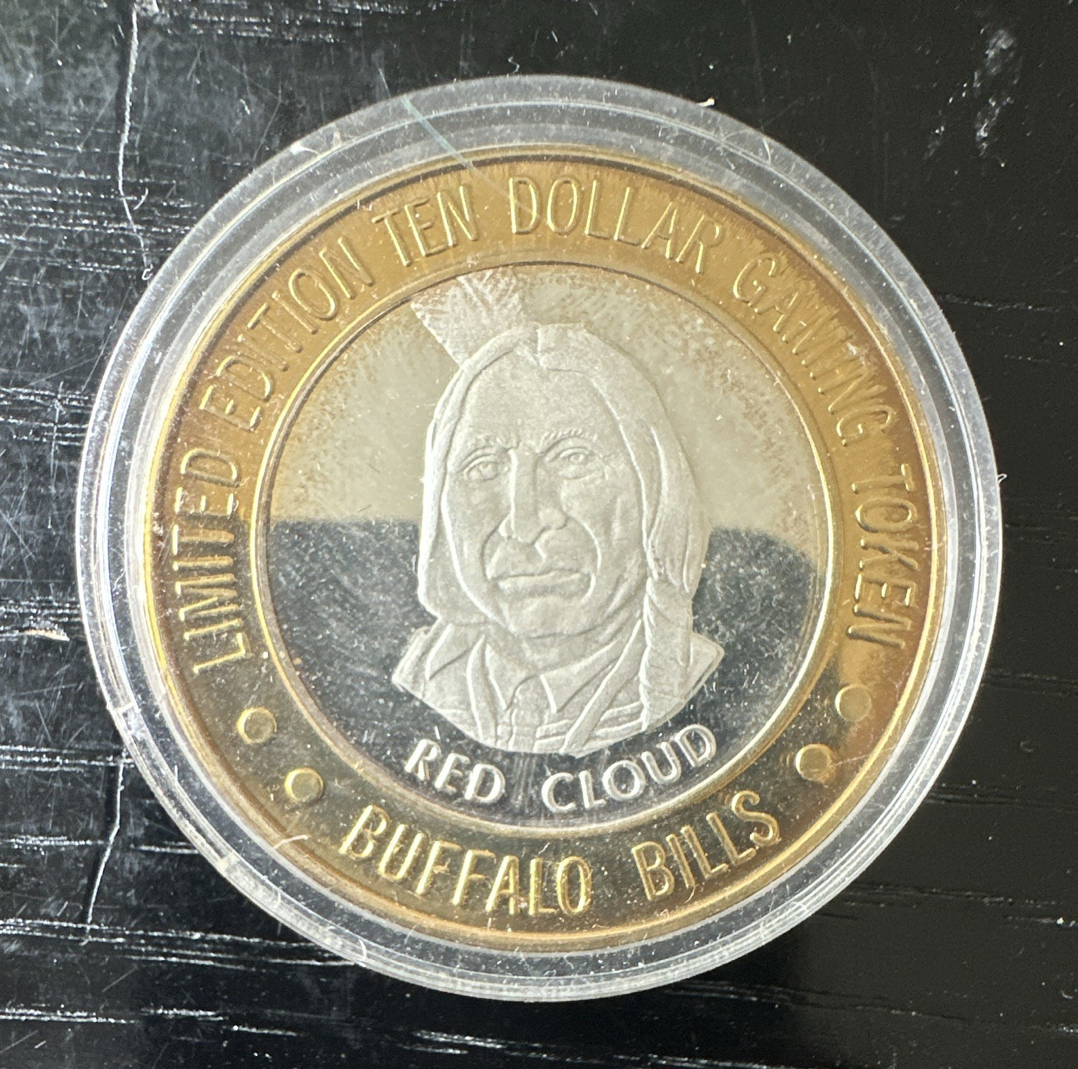 Buffalo Bill’s Resort & Casino Primm Nevada $10 .999 Silver Token Red Cloud Buffalo Bill’s Resort & Casino Primm Nevada $10 .999 Silver Token Red Cloud