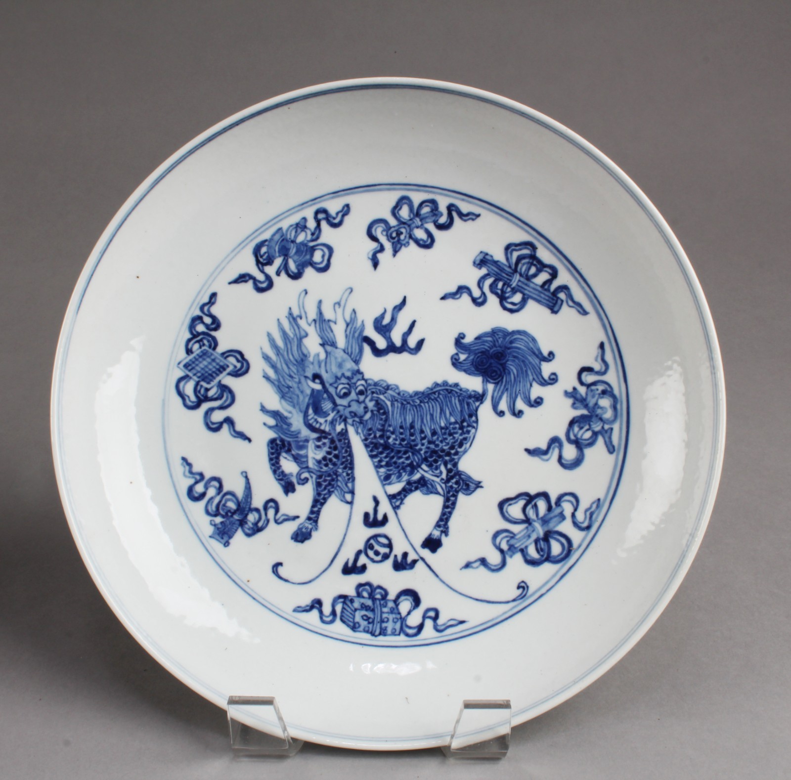 Chinese Blue & White Porcelain Plate Chinese Blue & White Porcelain Plate