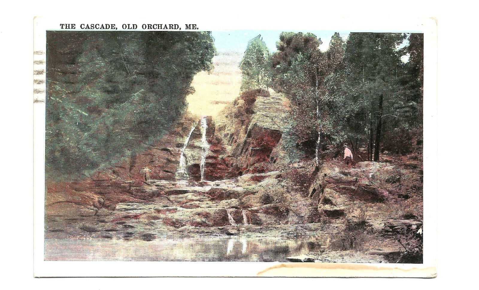 Old Orchard Maine ME Postcard The Cascade c1920s