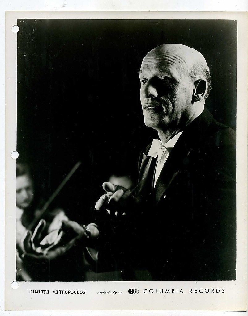 DIMITRI MITROPOULOS Original Photo 1940 Classical Class Greek CONDUCTOR Pianist