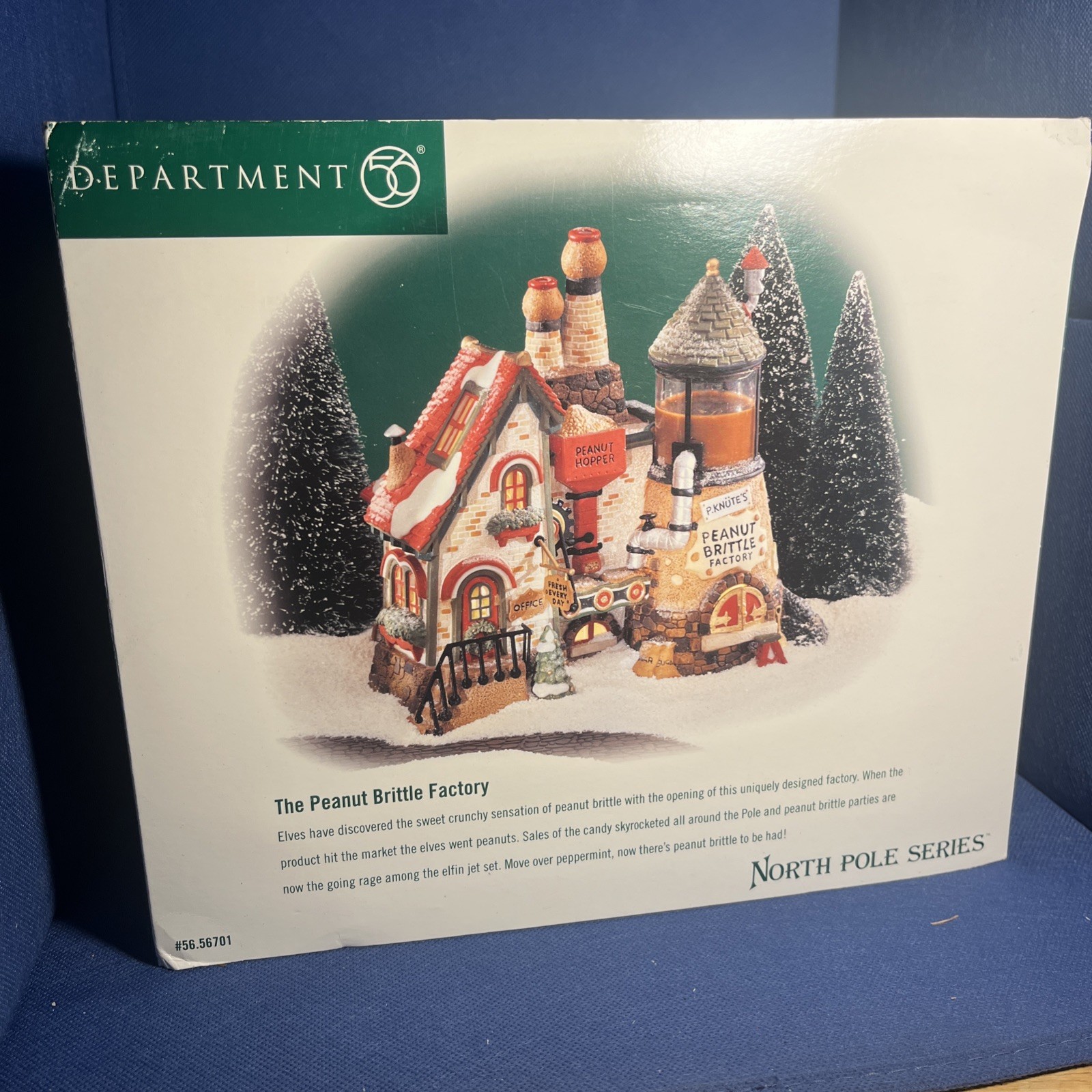 Vintage 1999 DEPT 56 NORTH POLE SERIES The Peanut Brittle Factory #56.56701 Vintage 1999 DEPT 56 NORTH POLE SERIES The Peanut Brittle Factory #56.56701