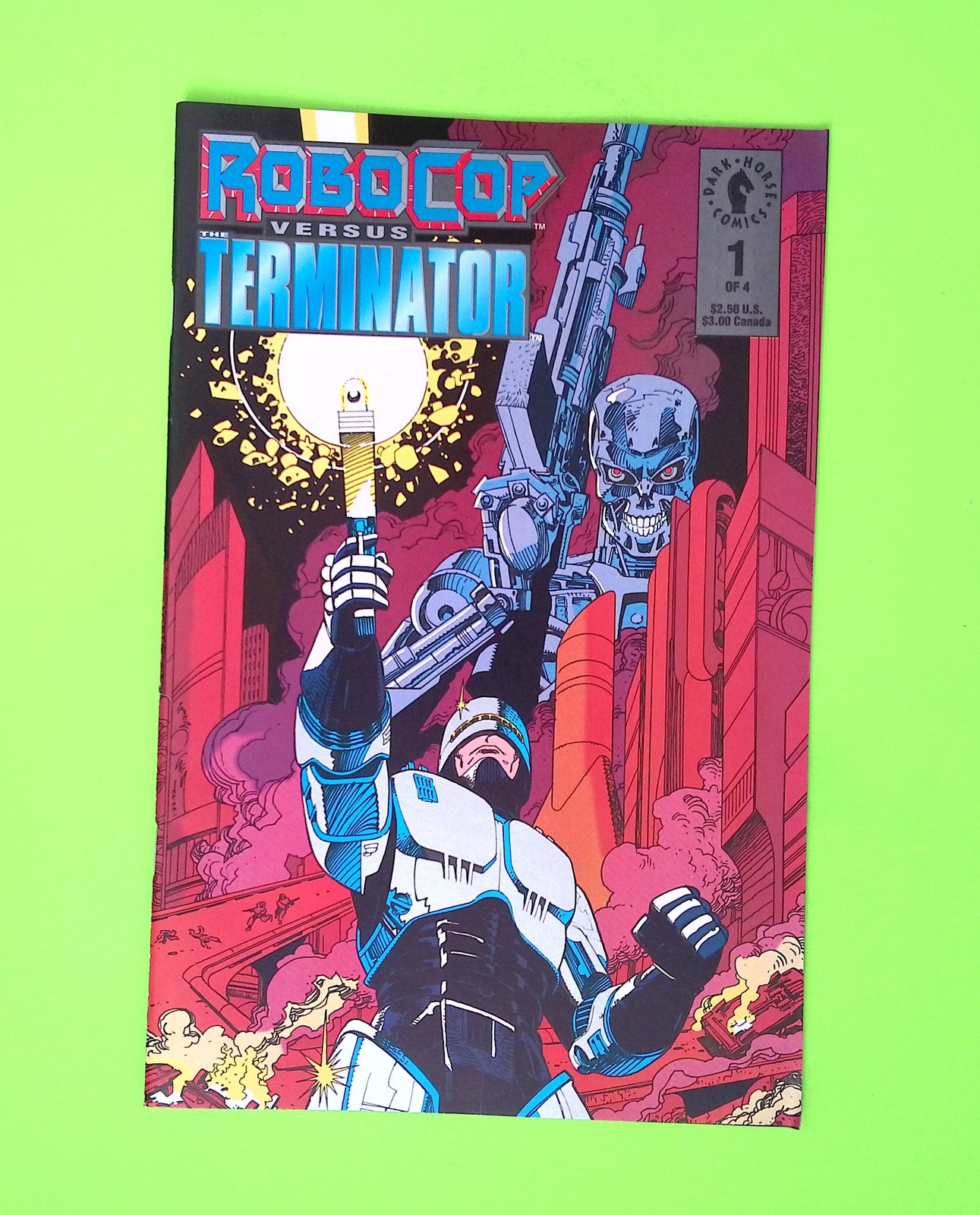 RoboCop Versus the Terminator #1 1992 Dark Horse Comics High Grade B117-38 RoboCop Versus the Terminator #1 1992 Dark Horse Comics High Grade B117-38