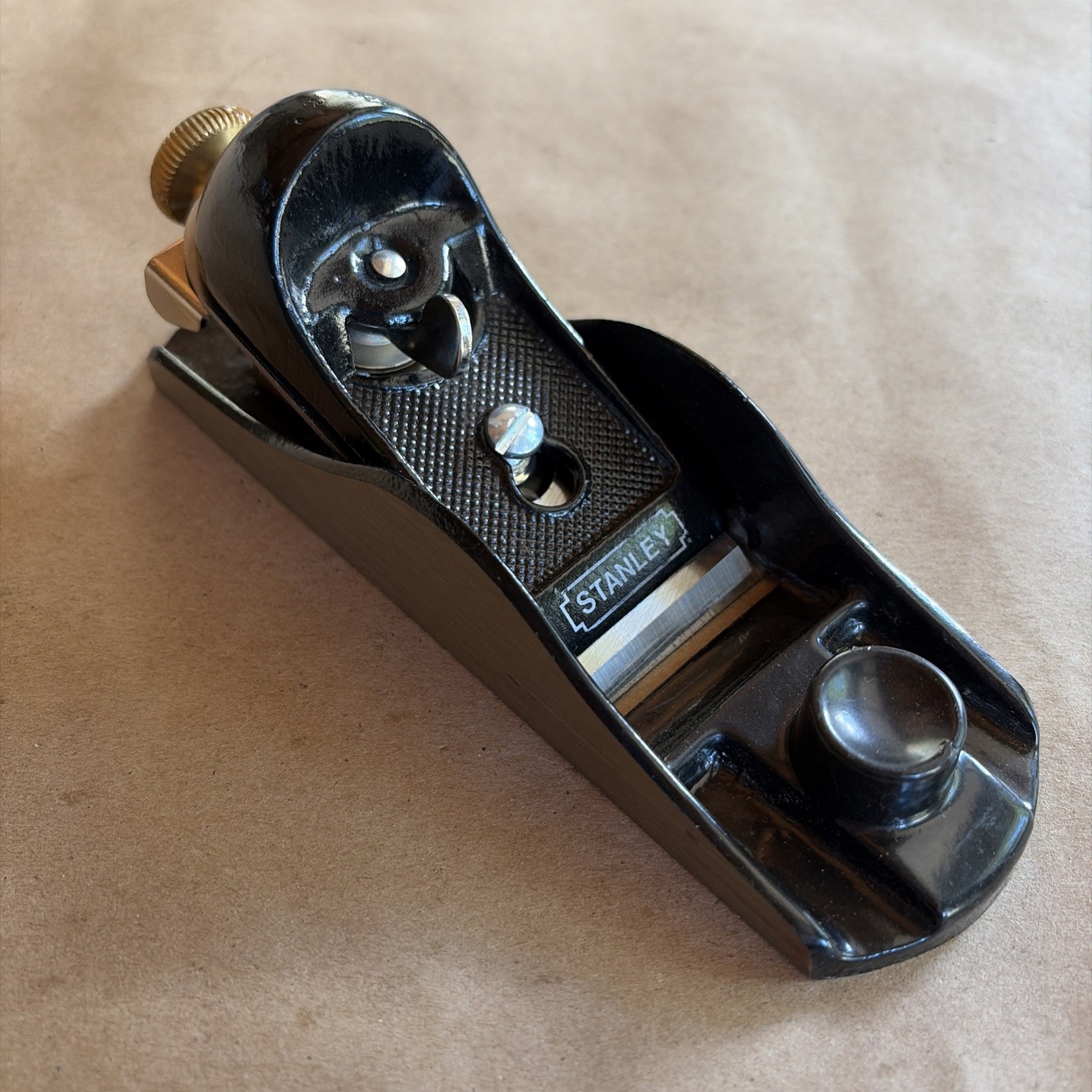 Vintage Stanley Block Plane Made in England - 7-1/8\ Vintage Stanley Block Plane Made in England - 7-1/8\