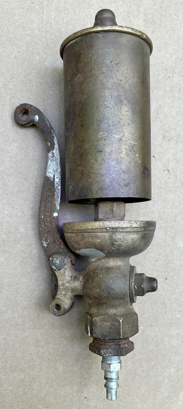 antique lonergan steam whistle 2 3/4