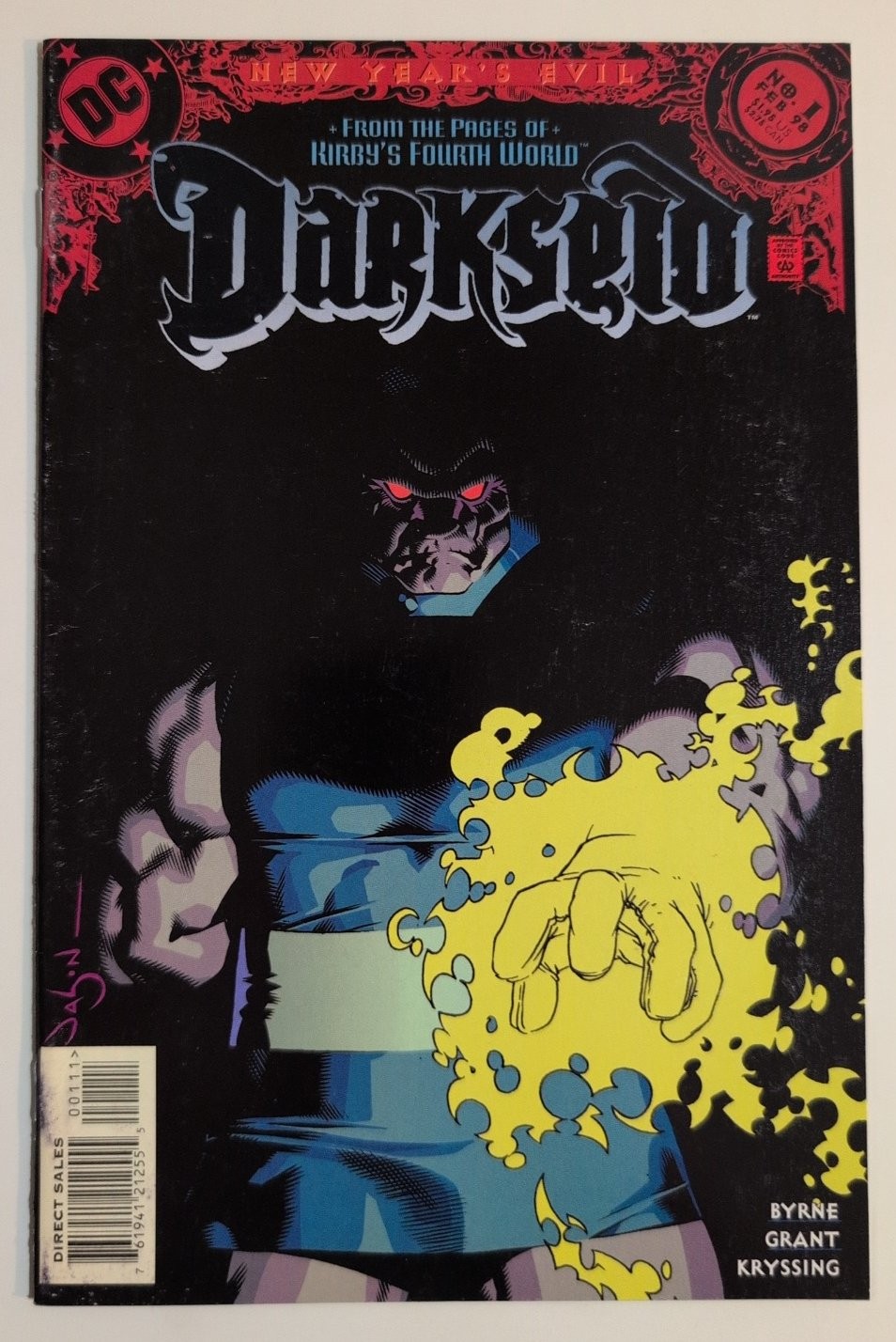 New Year's Evil: Darkseid #1 Comic Book John Byrne DC Comics 1998 New Year's Evil: Darkseid #1 Comic Book John Byrne DC Comics 1998