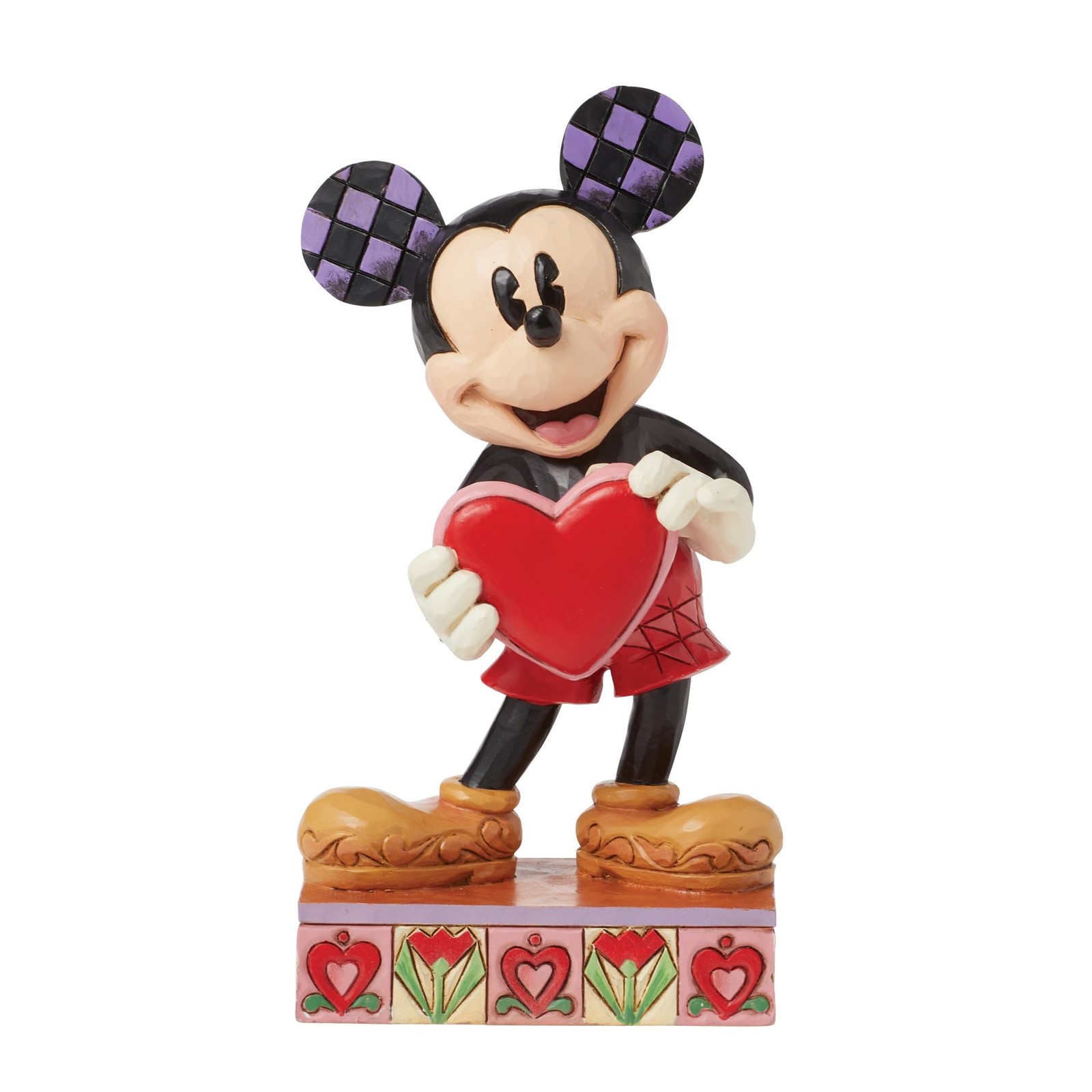 Enesco Jim Shore Disney Traditions Mickey Holding Heart Figurine, 4.88 Inch Enesco Jim Shore Disney Traditions Mickey Holding Heart Figurine, 4.88 Inch