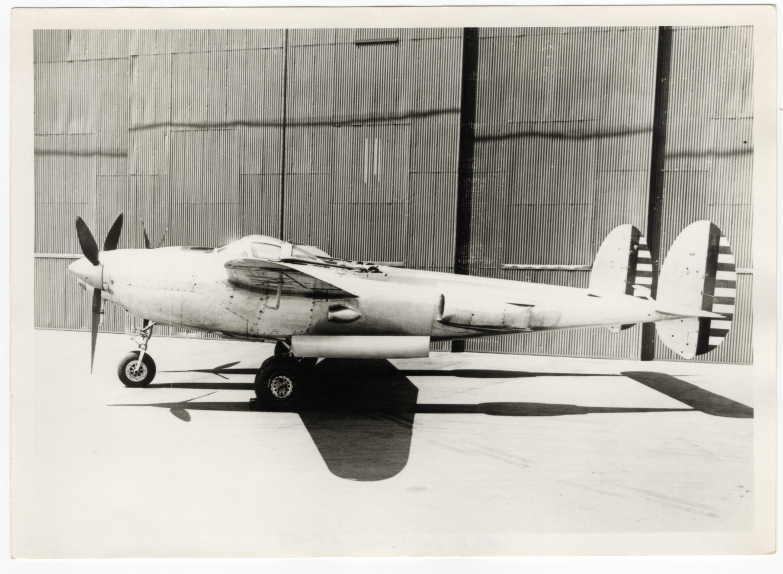 Lockheed XP-49 7x5 Photo: Only One Ever Built, None Survive Today