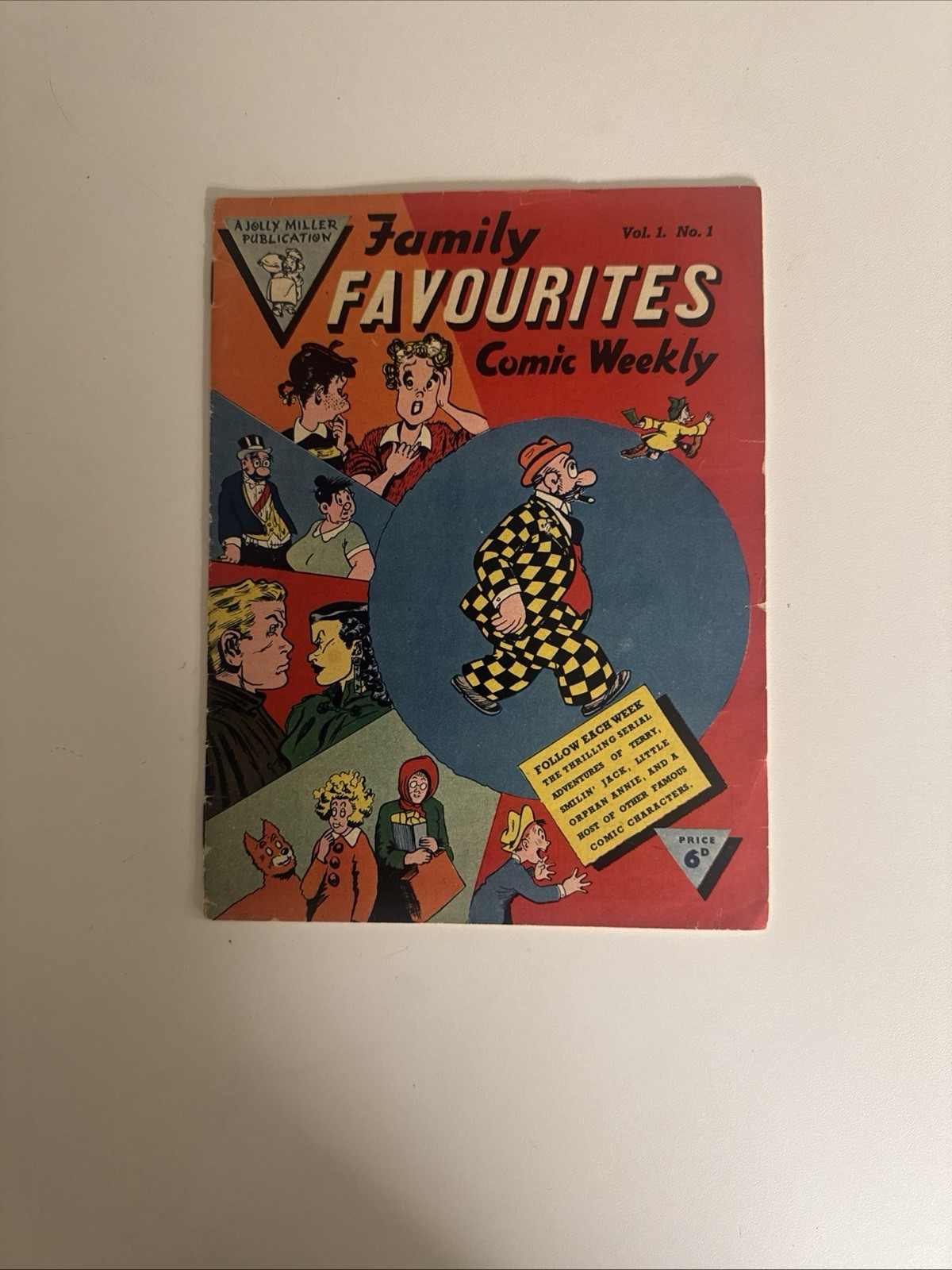Jolly L Miller UK - Family Favourites Comic Weekly #1 - 1950\'s - very rare Jolly L Miller UK - Family Favourites Comic Weekly #1 - 1950\'s - very rare