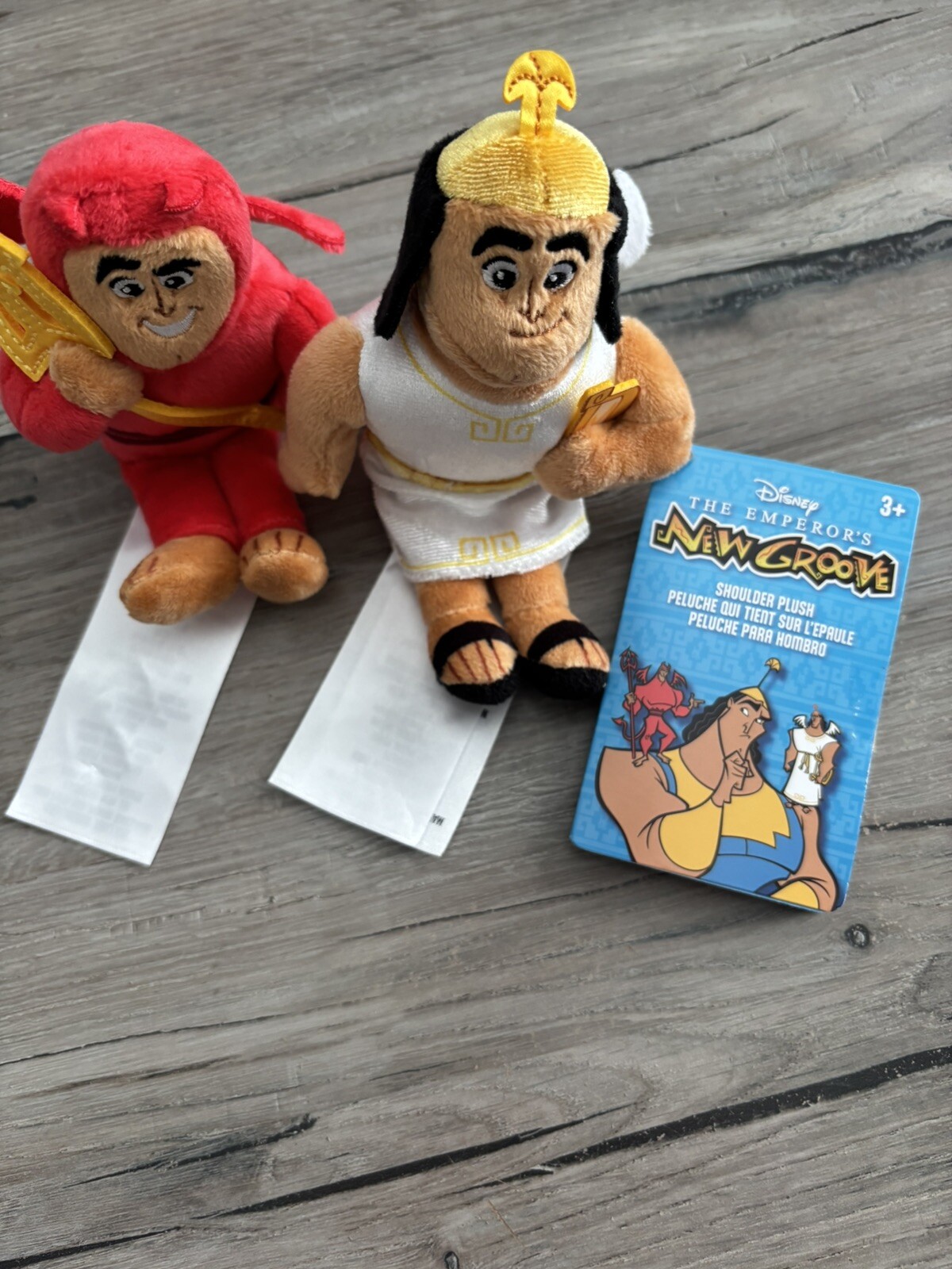 Disney Parks Plush 2024 Shoulder Magnet Kronk Emperors New Groove Devil Angel Disney Parks Plush 2024 Shoulder Magnet Kronk Emperors New Groove Devil Angel