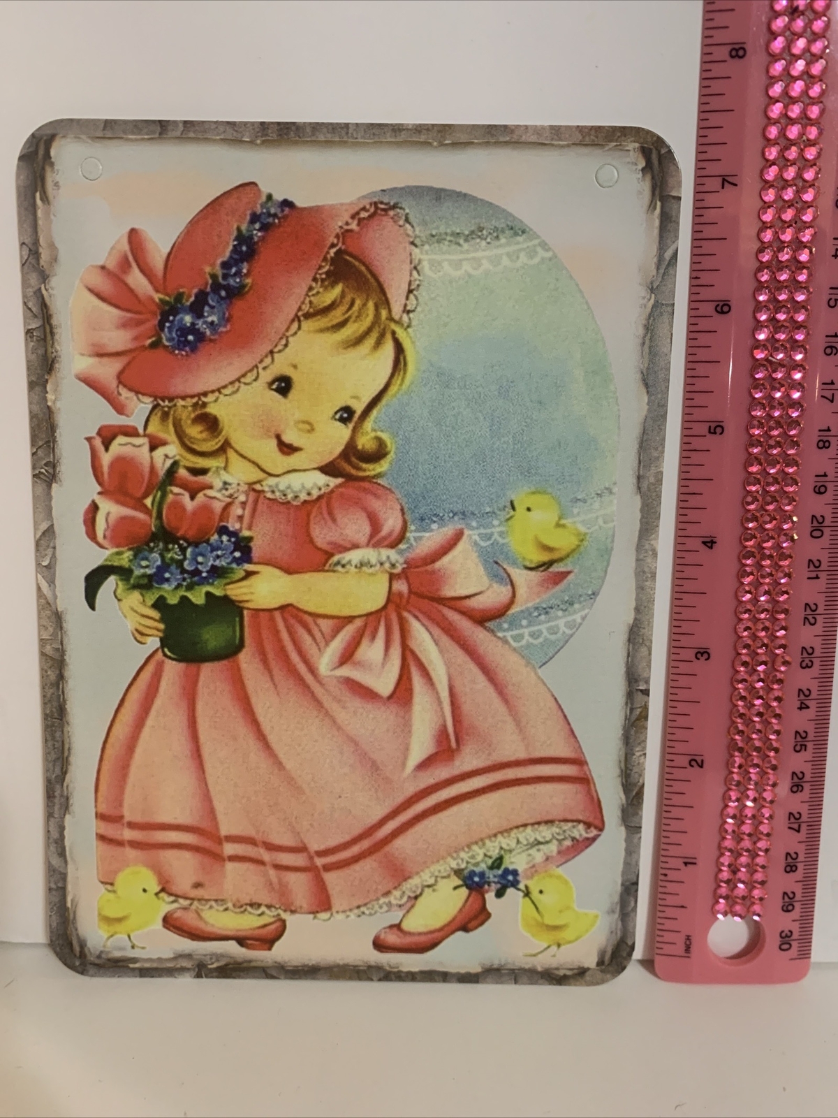 Easter Decor VINTAGE STYLE Die Cut Cardboard 5 X 7” Easter Decor VINTAGE STYLE Die Cut Cardboard 5 X 7”
