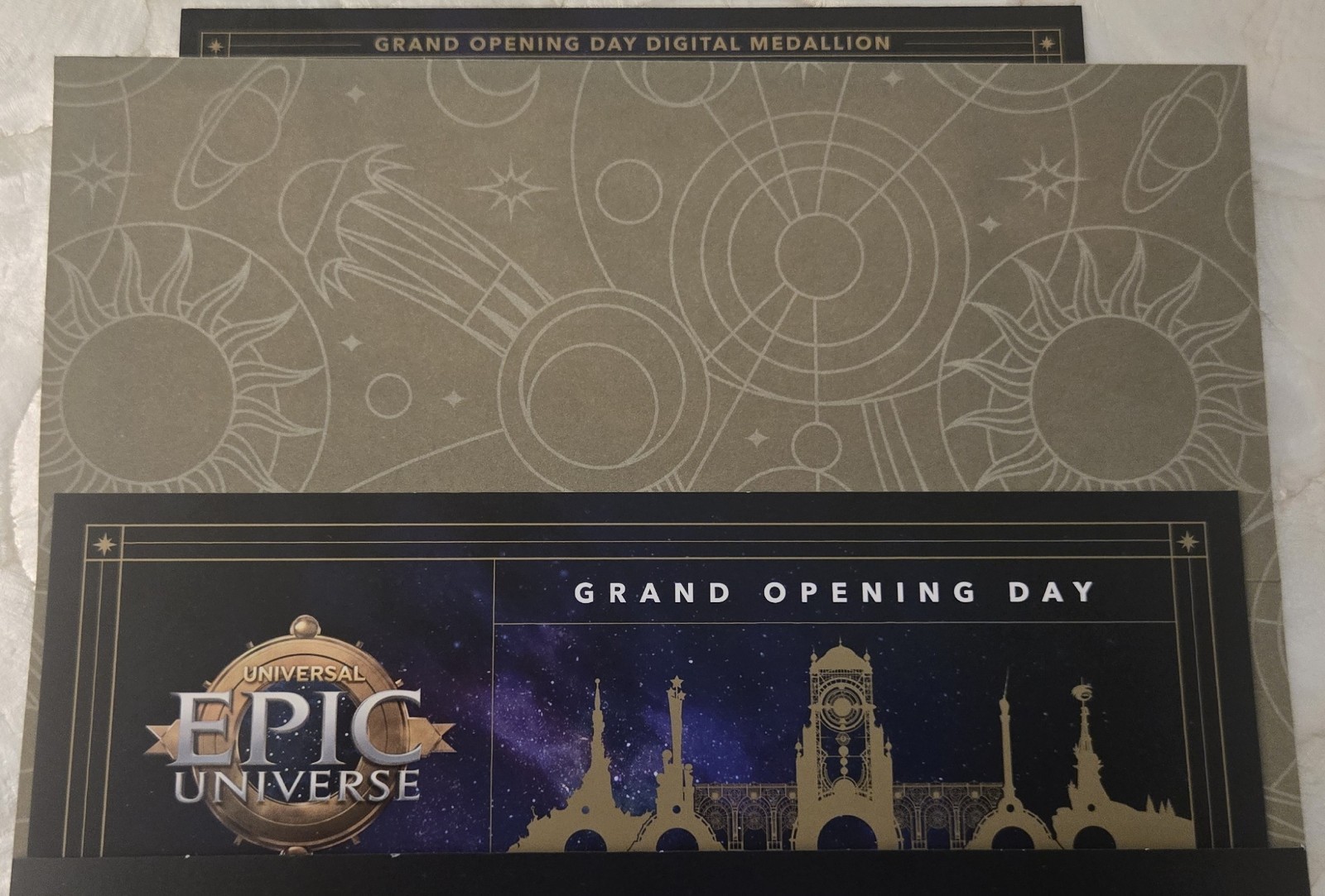Universal EPIC UNIVERSE Grand OPENING TEAM MEMBER EXCLUSIVE Medallion Coin Set Universal EPIC UNIVERSE Grand OPENING TEAM MEMBER EXCLUSIVE Medallion Coin Set