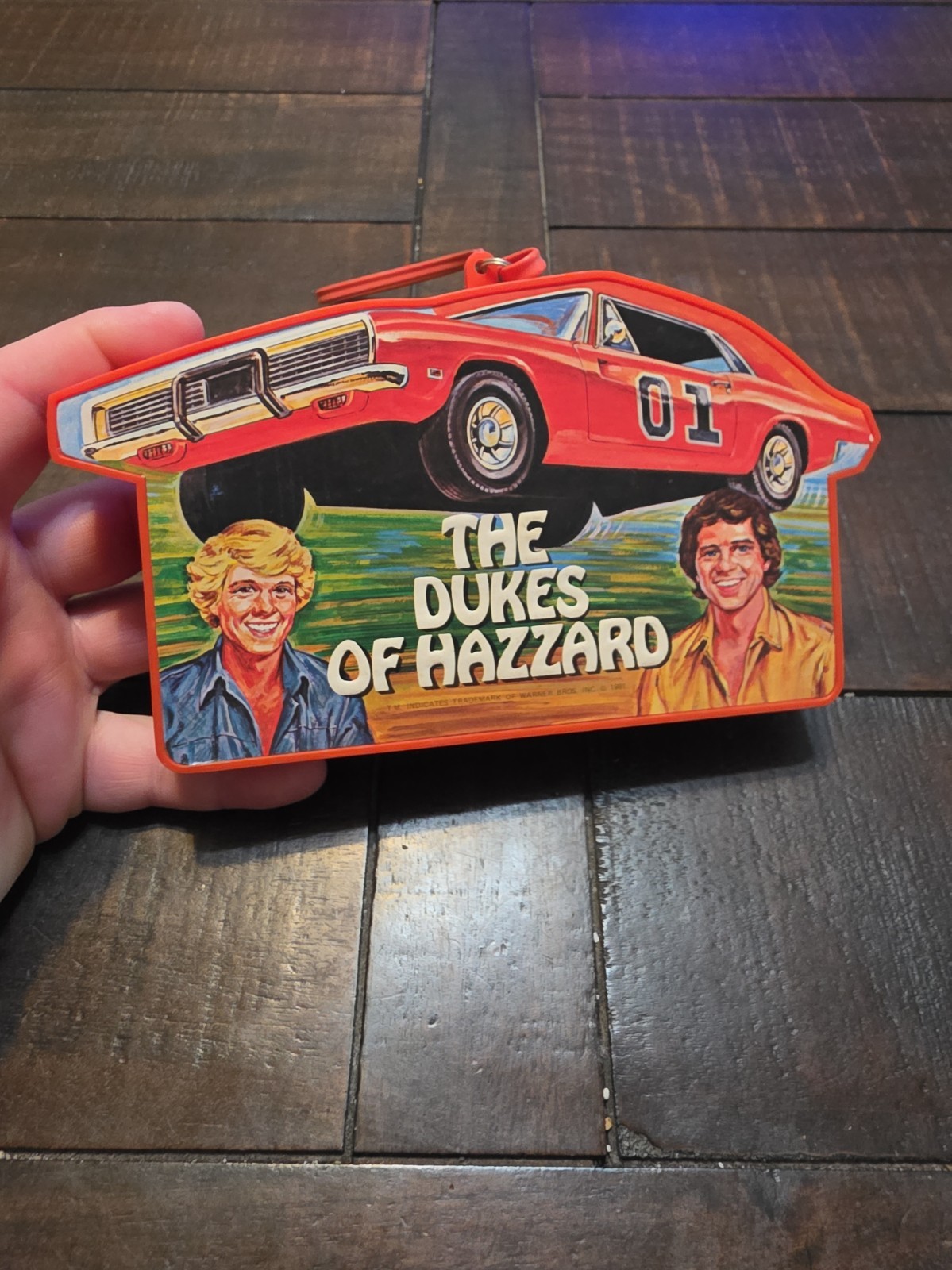 Vintage 1981 The Dukes of Hazzard Orange AM Radio- Missing Battery Cover Vintage 1981 The Dukes of Hazzard Orange AM Radio- Missing Battery Cover