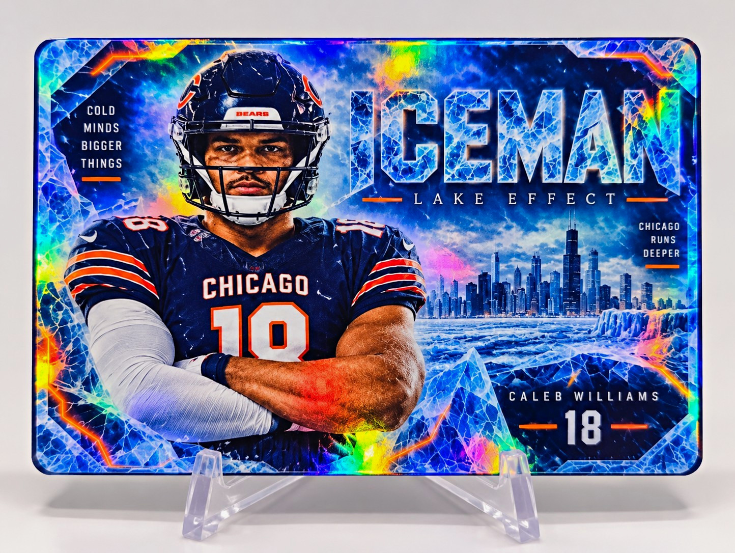 🔥 CALEB WILLIAMS “ICEMAN – LAKE EFFECT” CUSTOM CARD 🔥 CTSZZ CUSTOMS 
