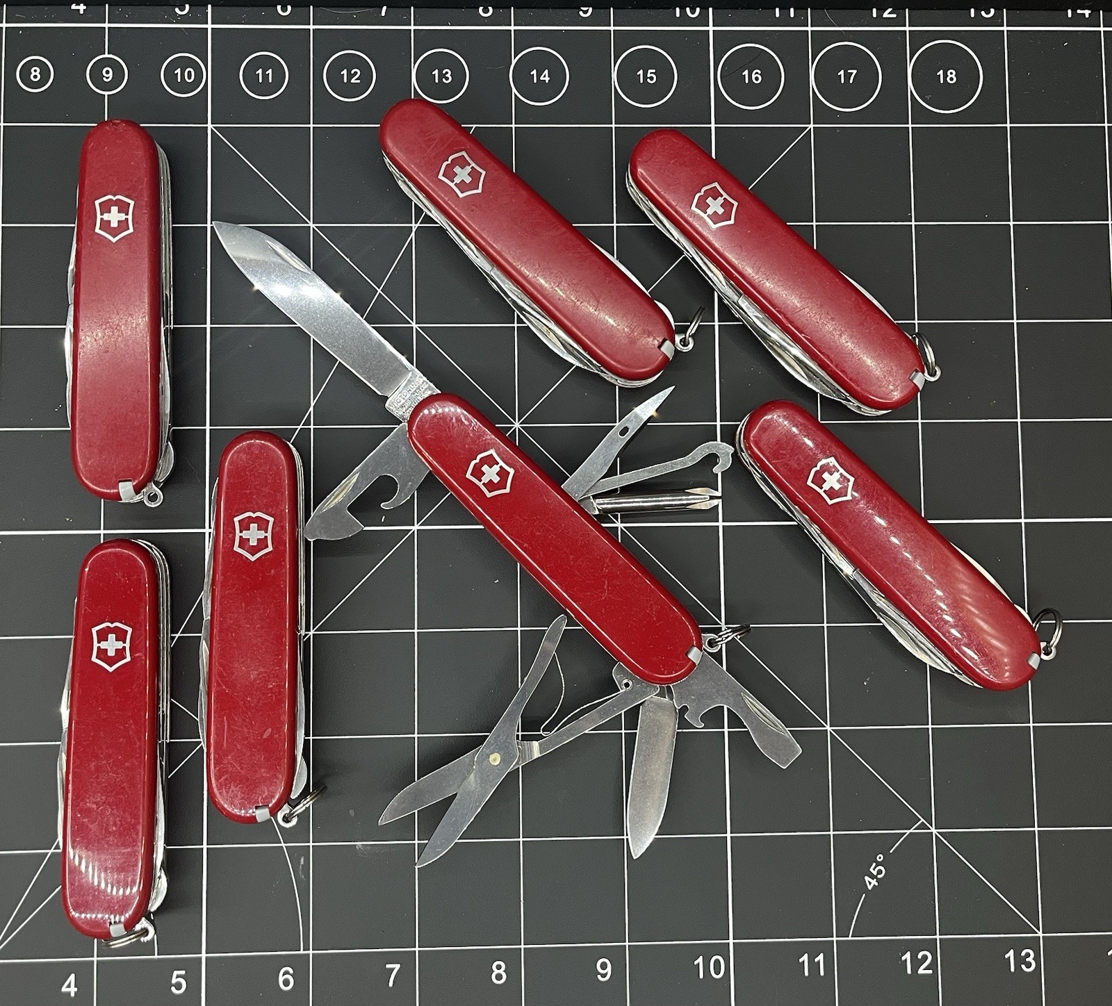 Victorinox Super Tinker Swiss Army Knife 91mm Red One READ