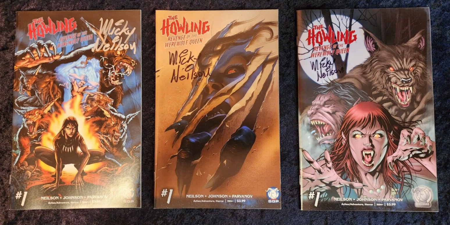 The Howling Revenge of the Werewolf Queen #1 Variant - 3 variant lot The Howling Revenge of the Werewolf Queen #1 Variant - 3 variant lot