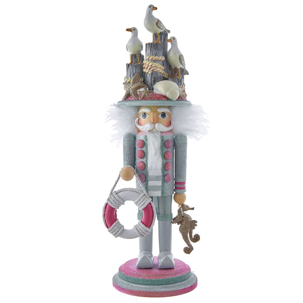 Hollywood Nutcrackers Hollywood Seagull Coastal Nutcracker,18-Inch, Multicolored Hollywood Nutcrackers Hollywood Seagull Coastal Nutcracker,18-Inch, Multicolored