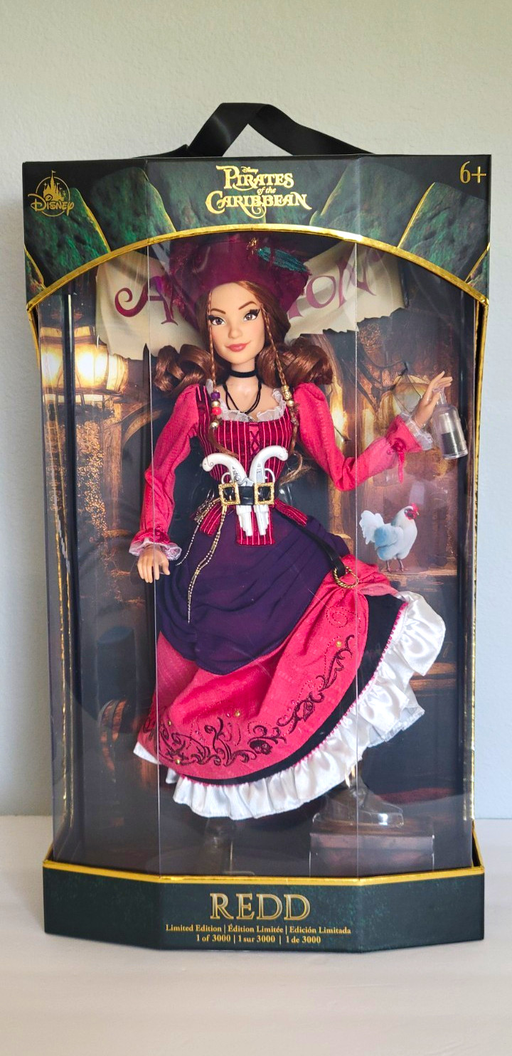Disney Pirates of the Caribbean Redd Doll Limited Edition 1/3000 Disney Pirates of the Caribbean Redd Doll Limited Edition 1/3000