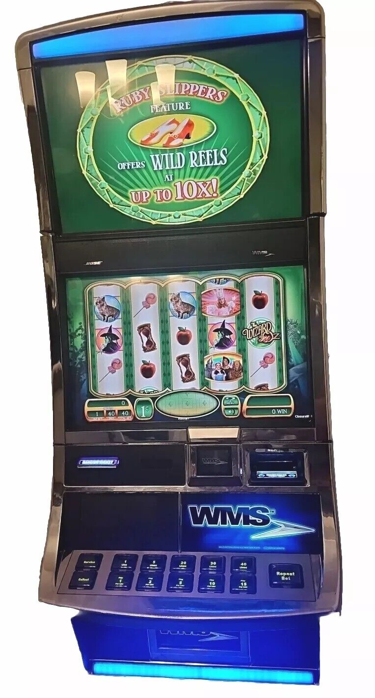 WMS BB2 WIZARD OF OZ RUBY SLIPPERS SLOT MACHINE GAME