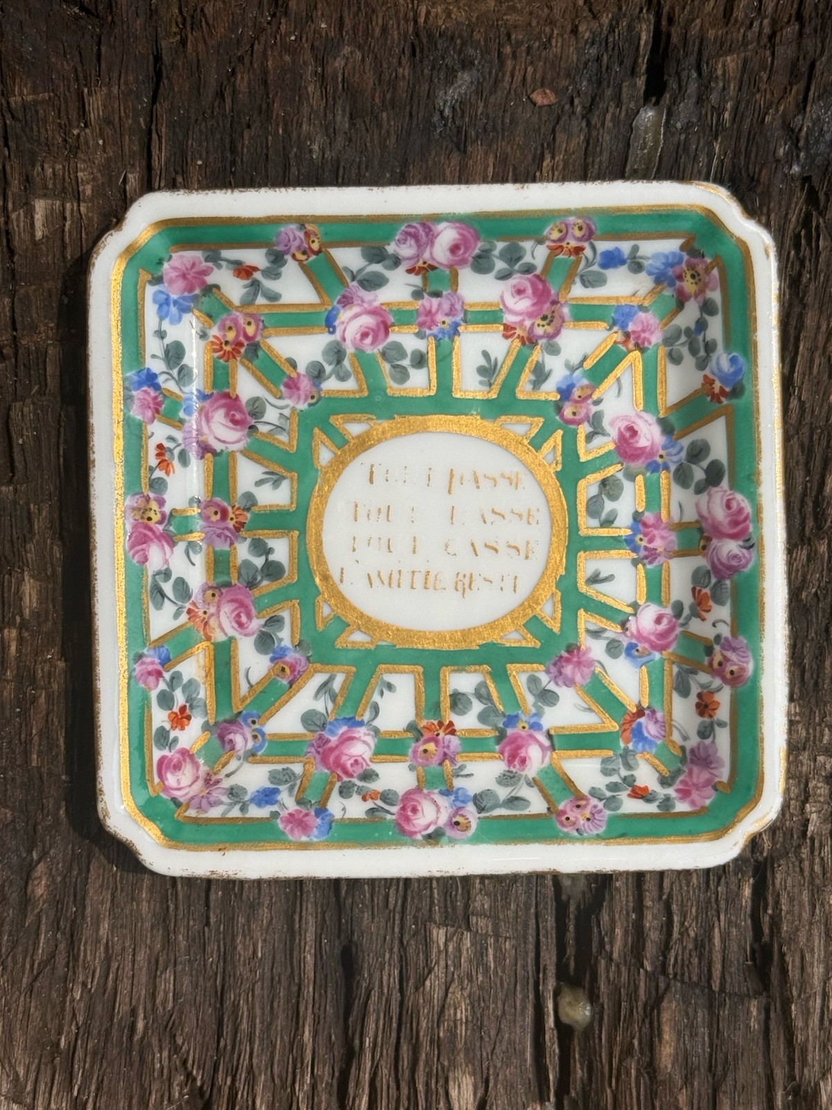 Antique Sèvres Style Porcelain Trinket Dish E. Dreyfous Paris London New York