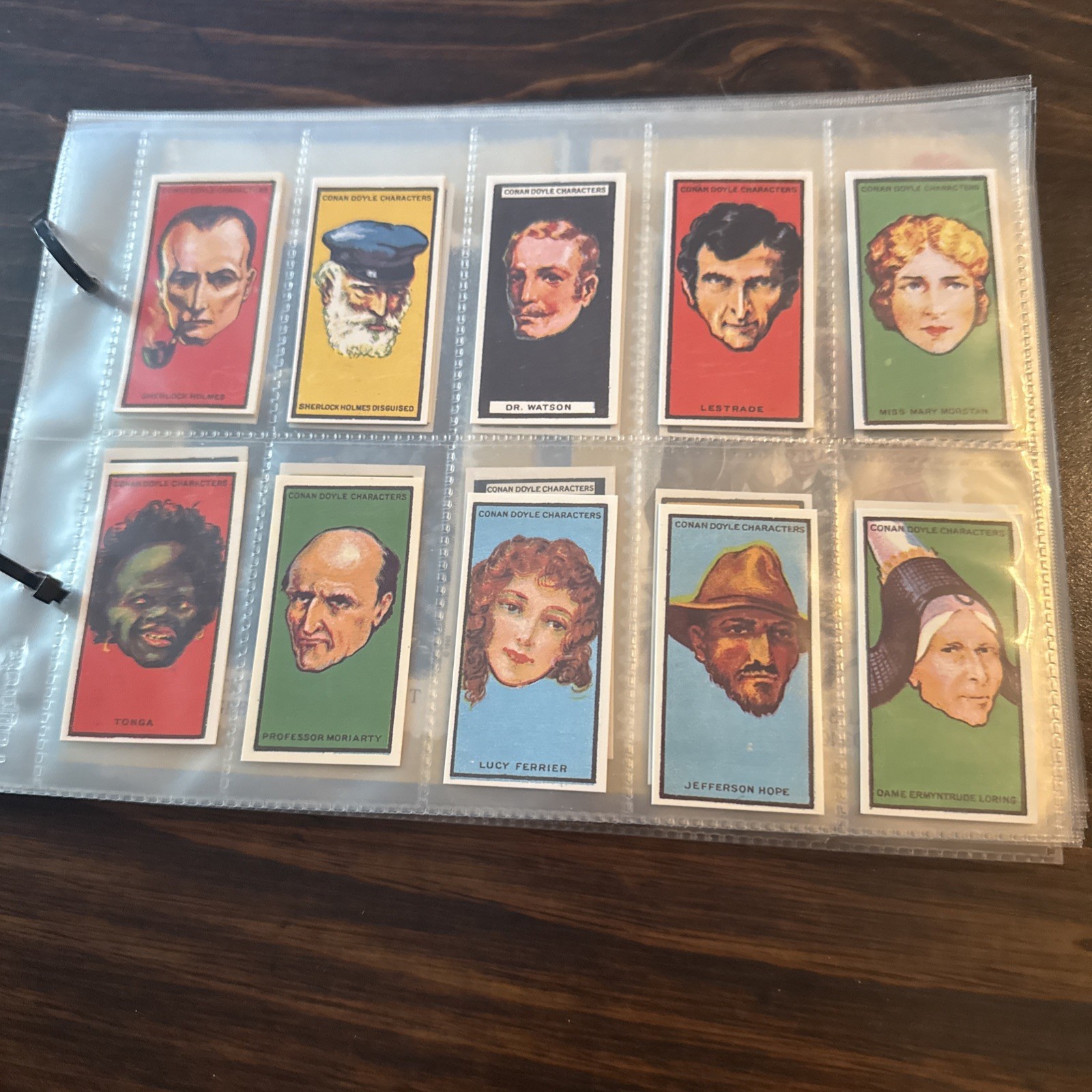 1996 (1923) Turf Cigarettes Sherlock Holmes Tobacco Cards Reprint Set NM 1996 (1923) Turf Cigarettes Sherlock Holmes Tobacco Cards Reprint Set NM